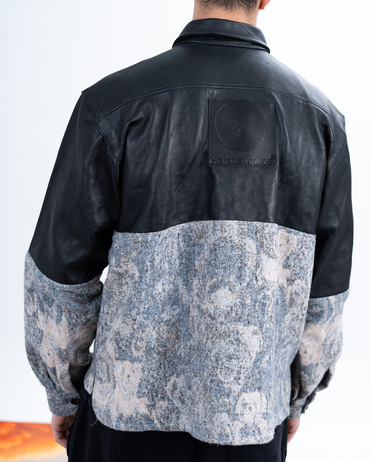 Genuine Leather Alexandra Jacquard shirt