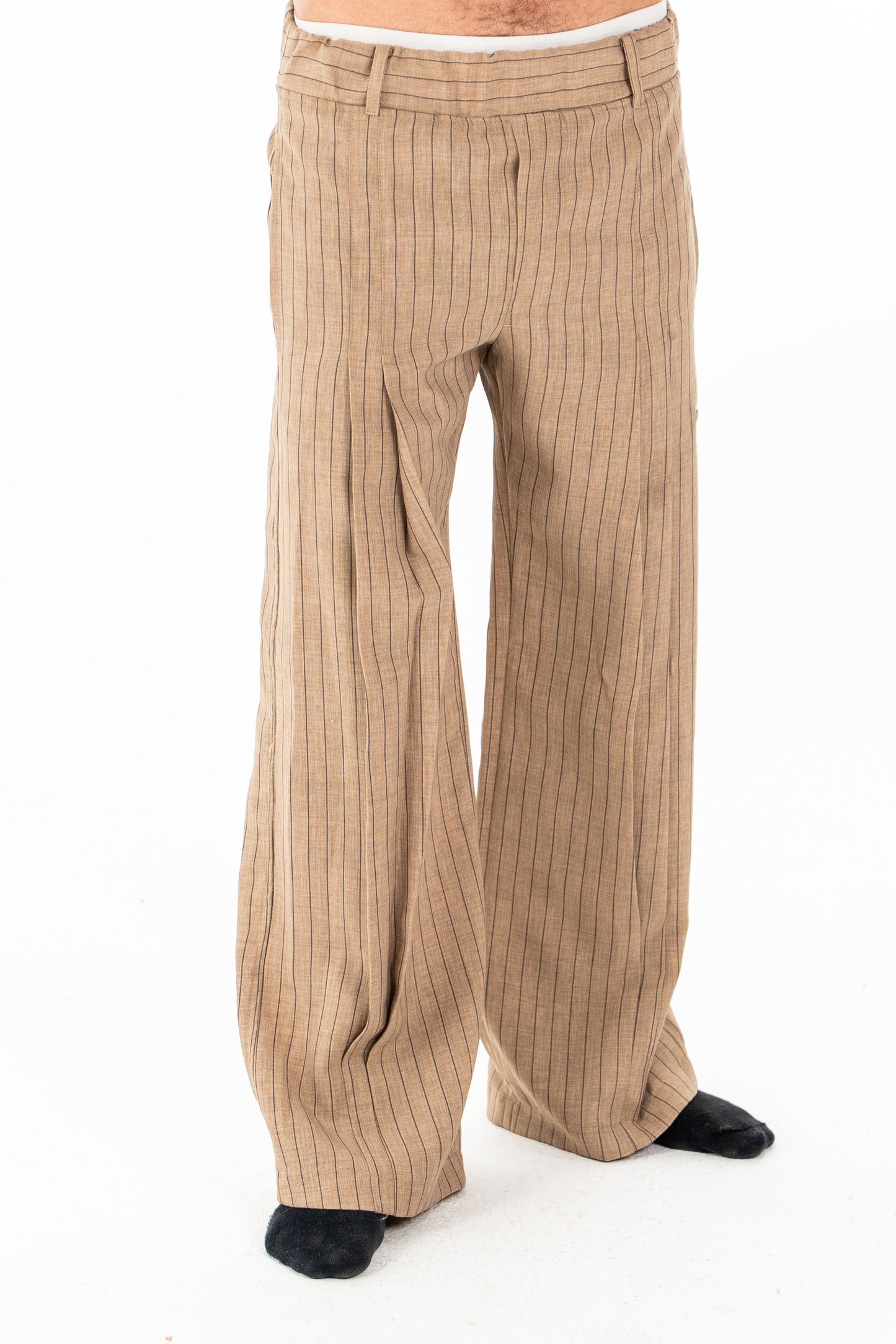 Beige Bloom Pants