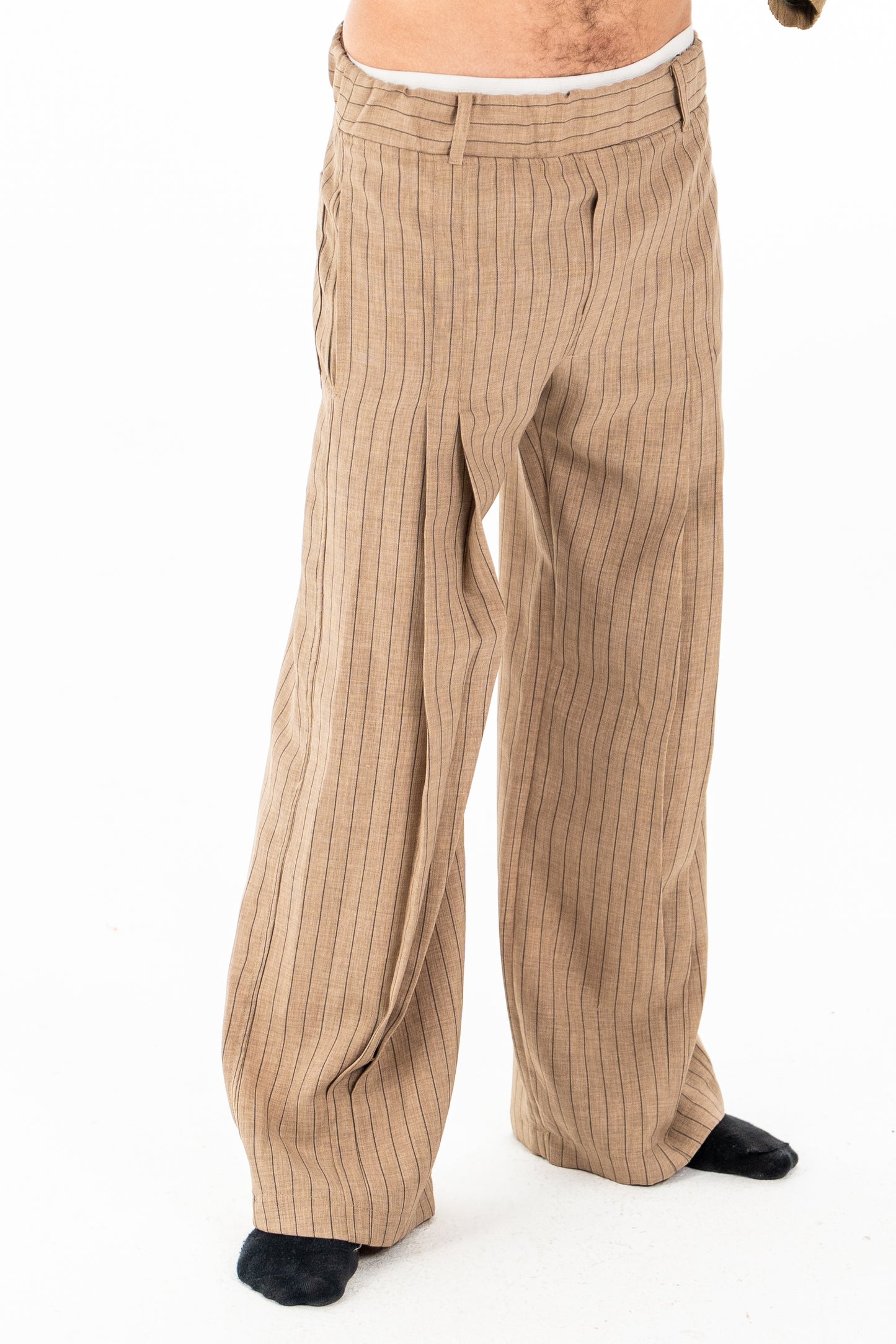 Beige Bloom Pants