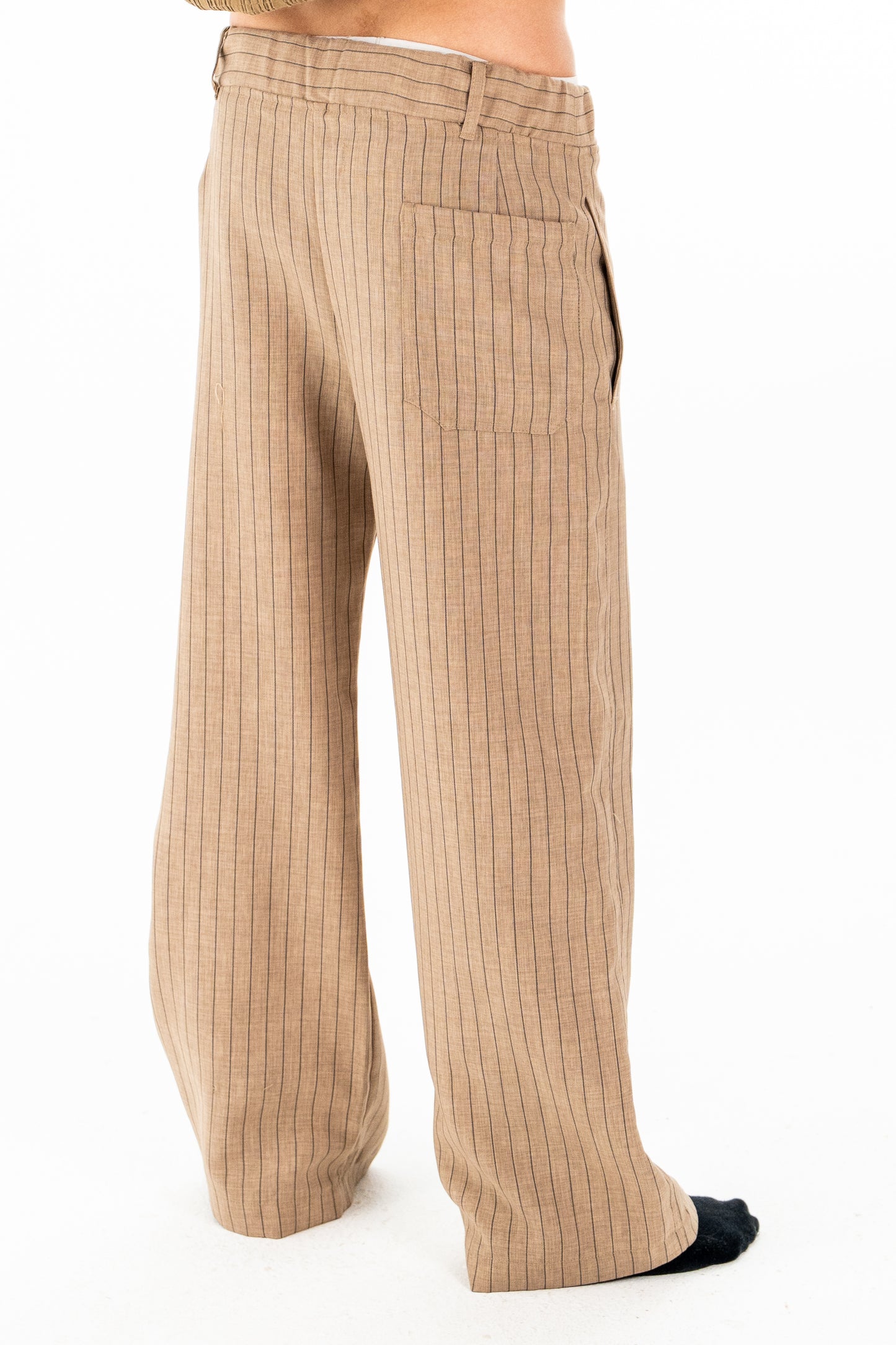 Beige Bloom Pants