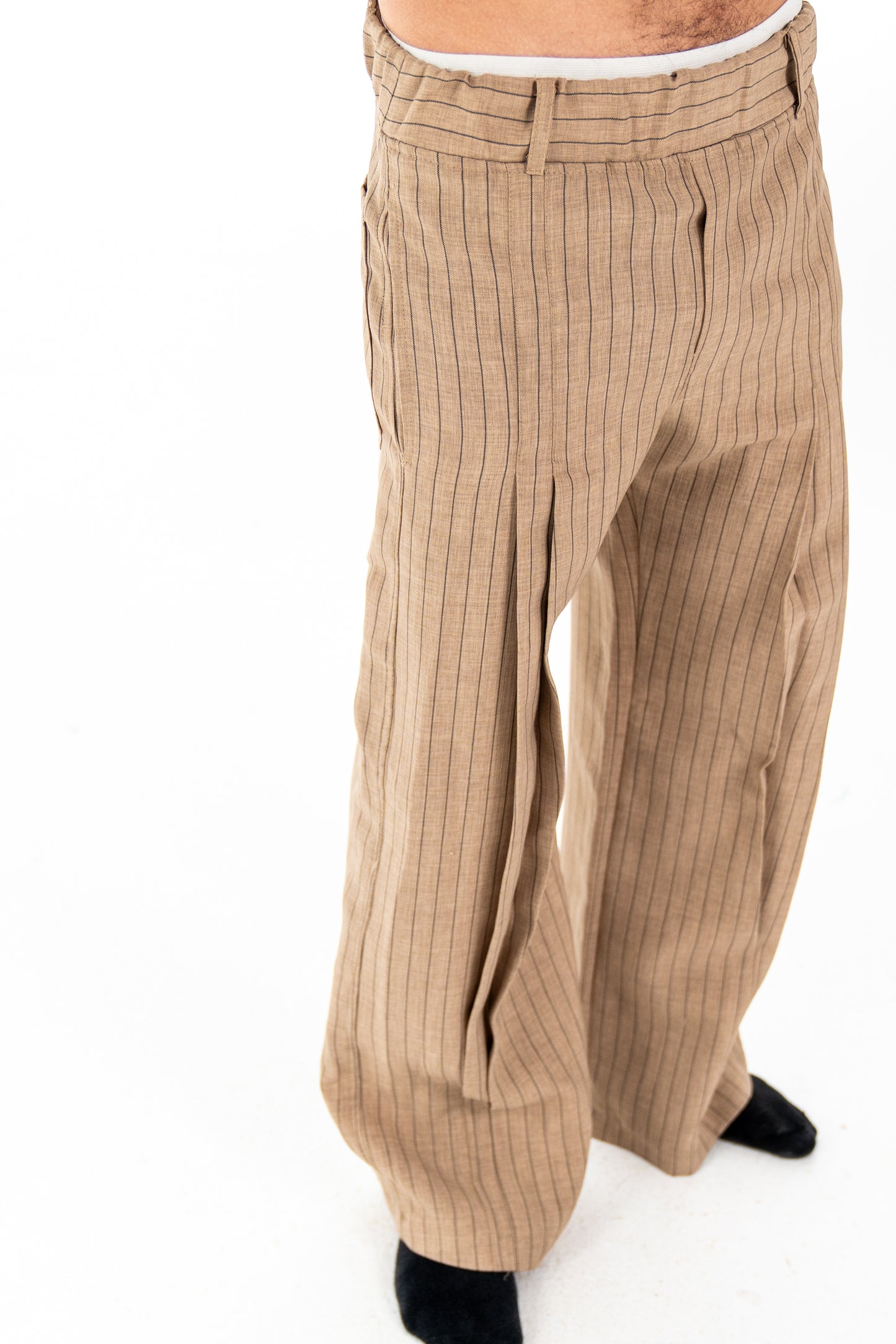 Beige Bloom Pants