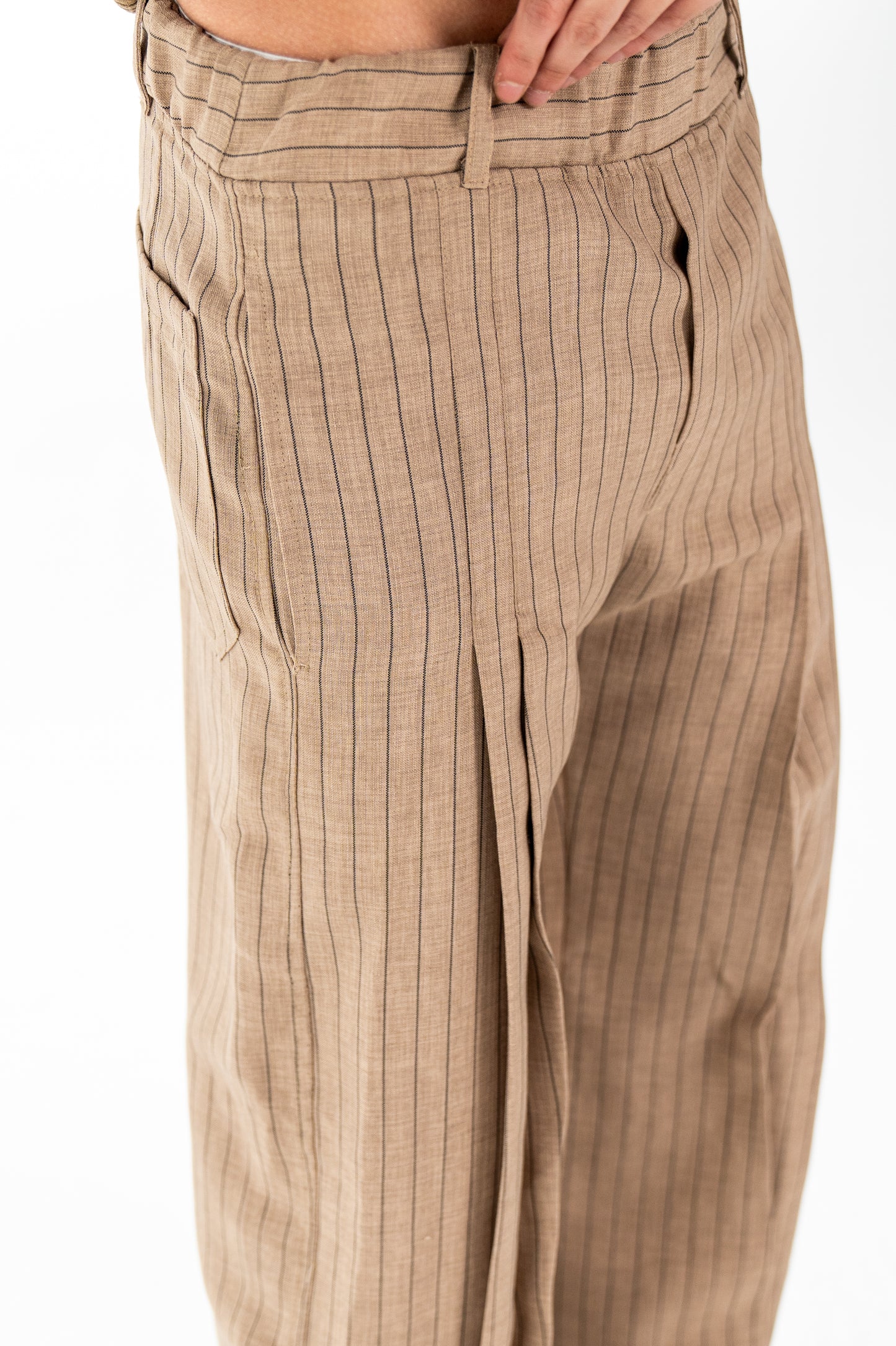 Beige Bloom Pants