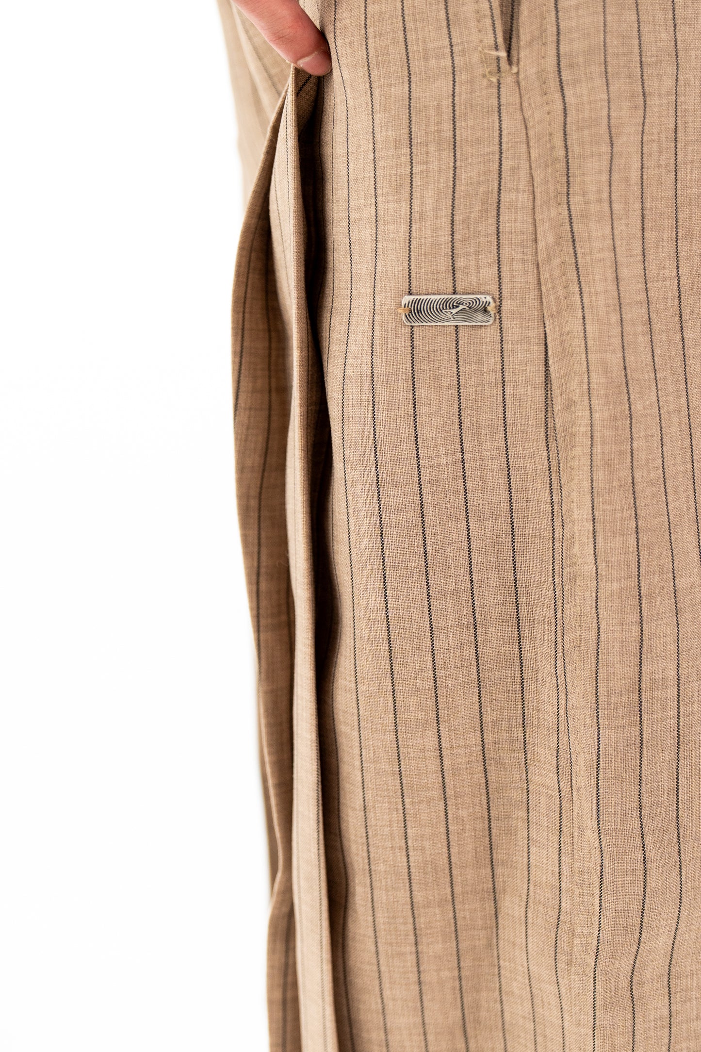 Beige Bloom Pants