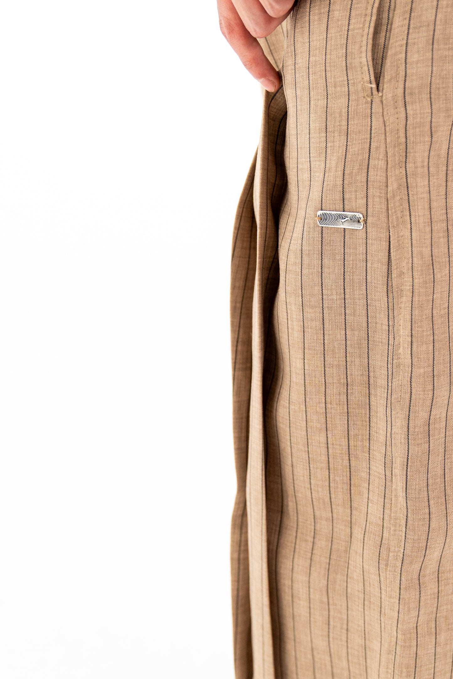 Beige Bloom Pants