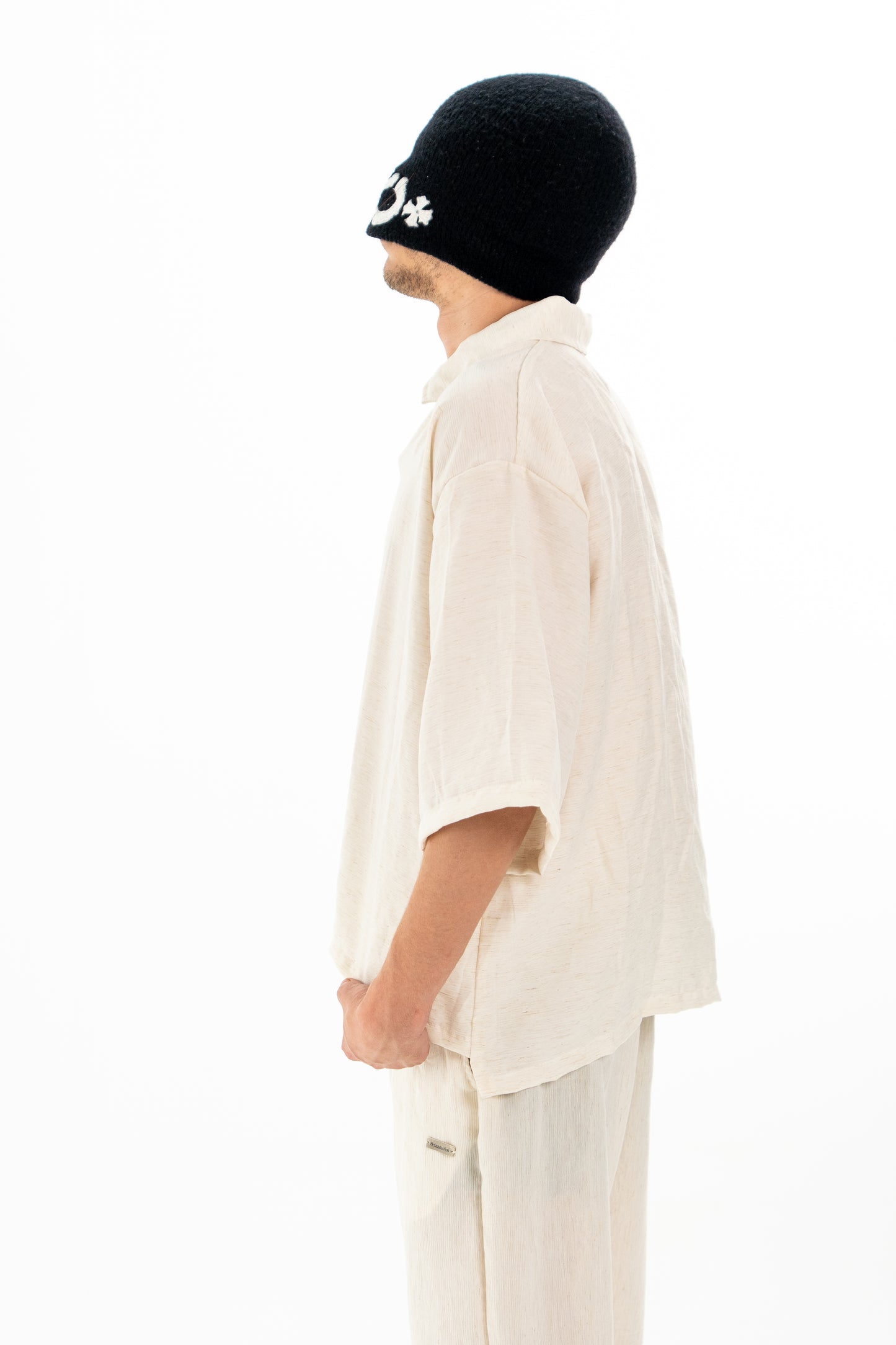 The Pleated Linen Polo