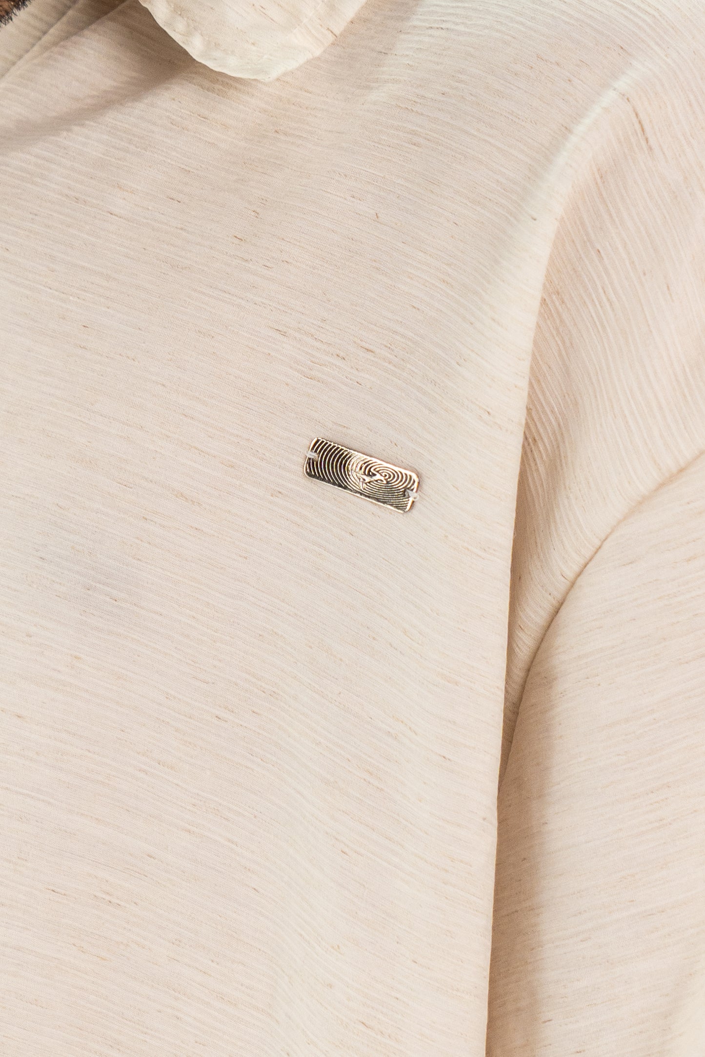 The Pleated Linen Polo
