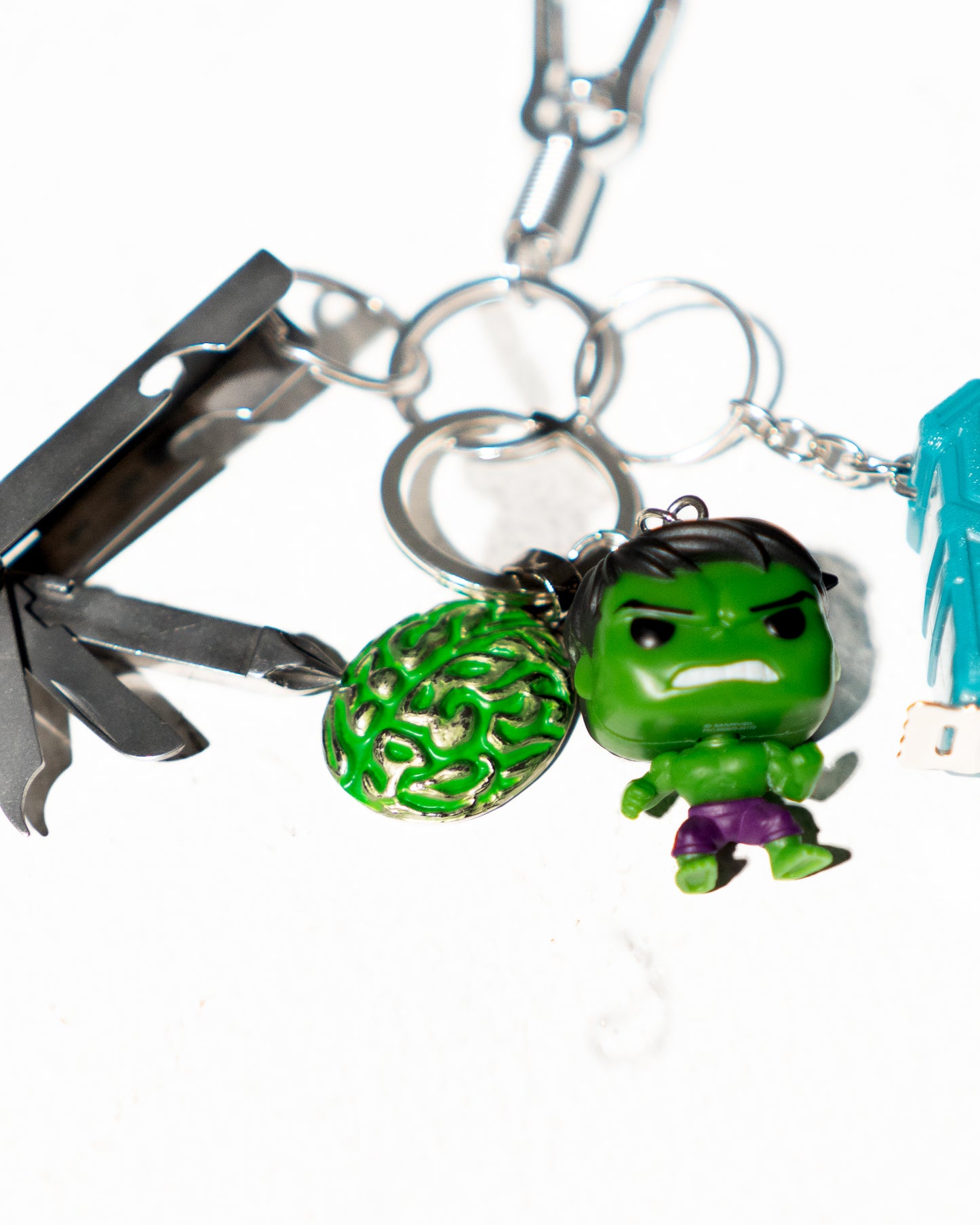 Cortex Keychain W. Hulk Funko Pop