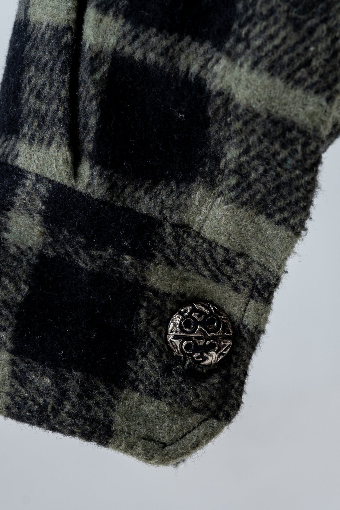 Green Plaid Flannel Shirt