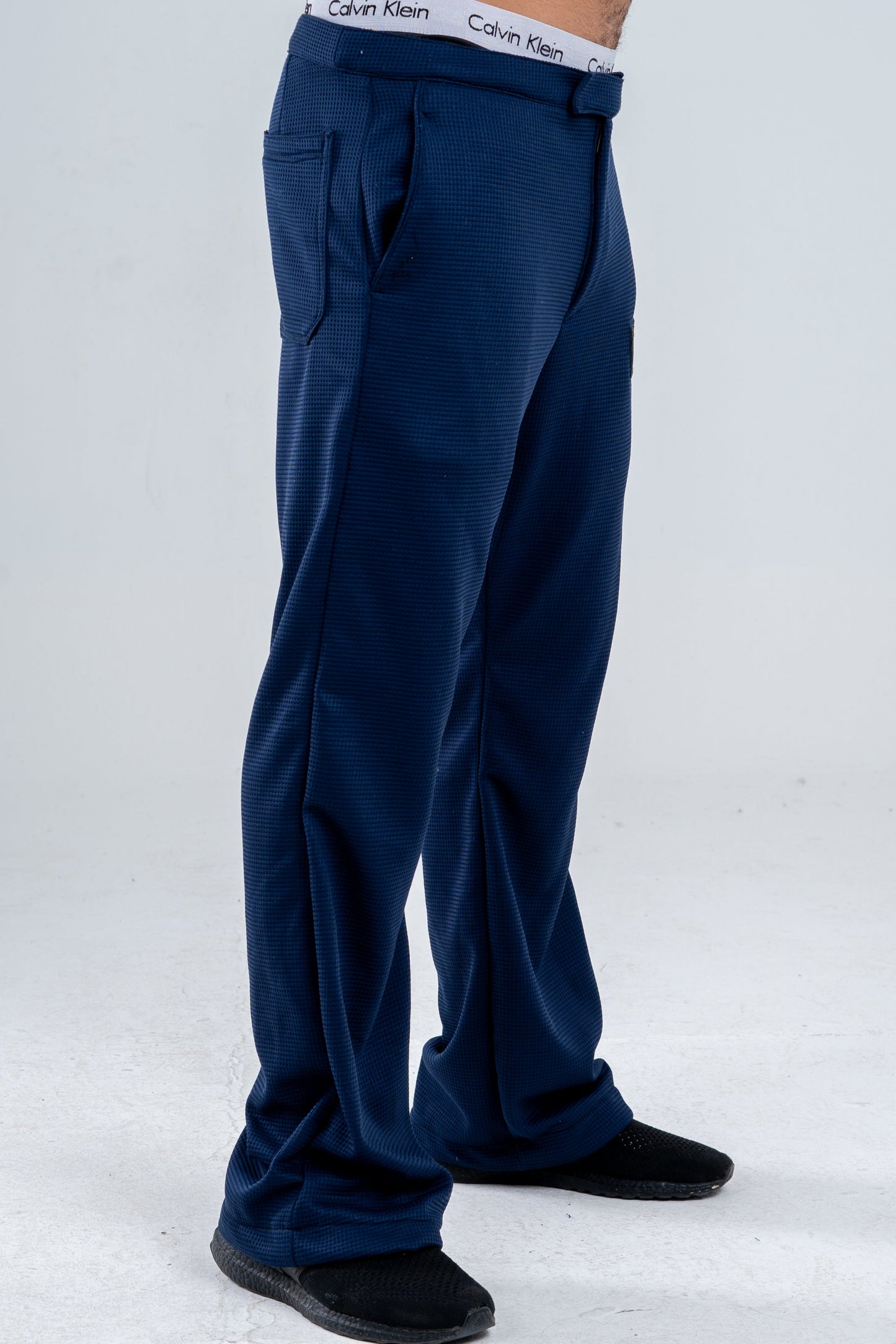 Navy Biscuit Pants