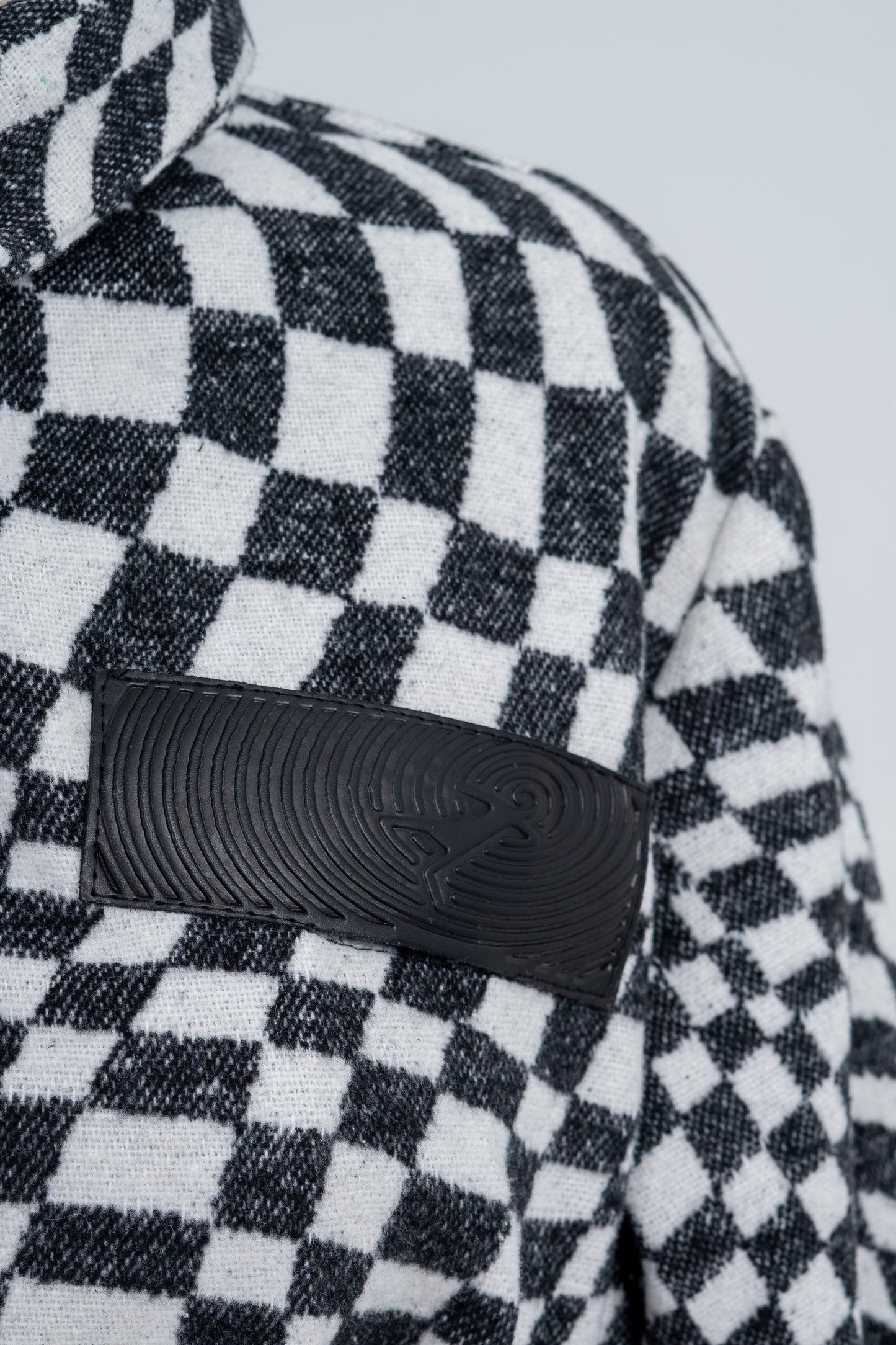 Cropped Checkered Shirt