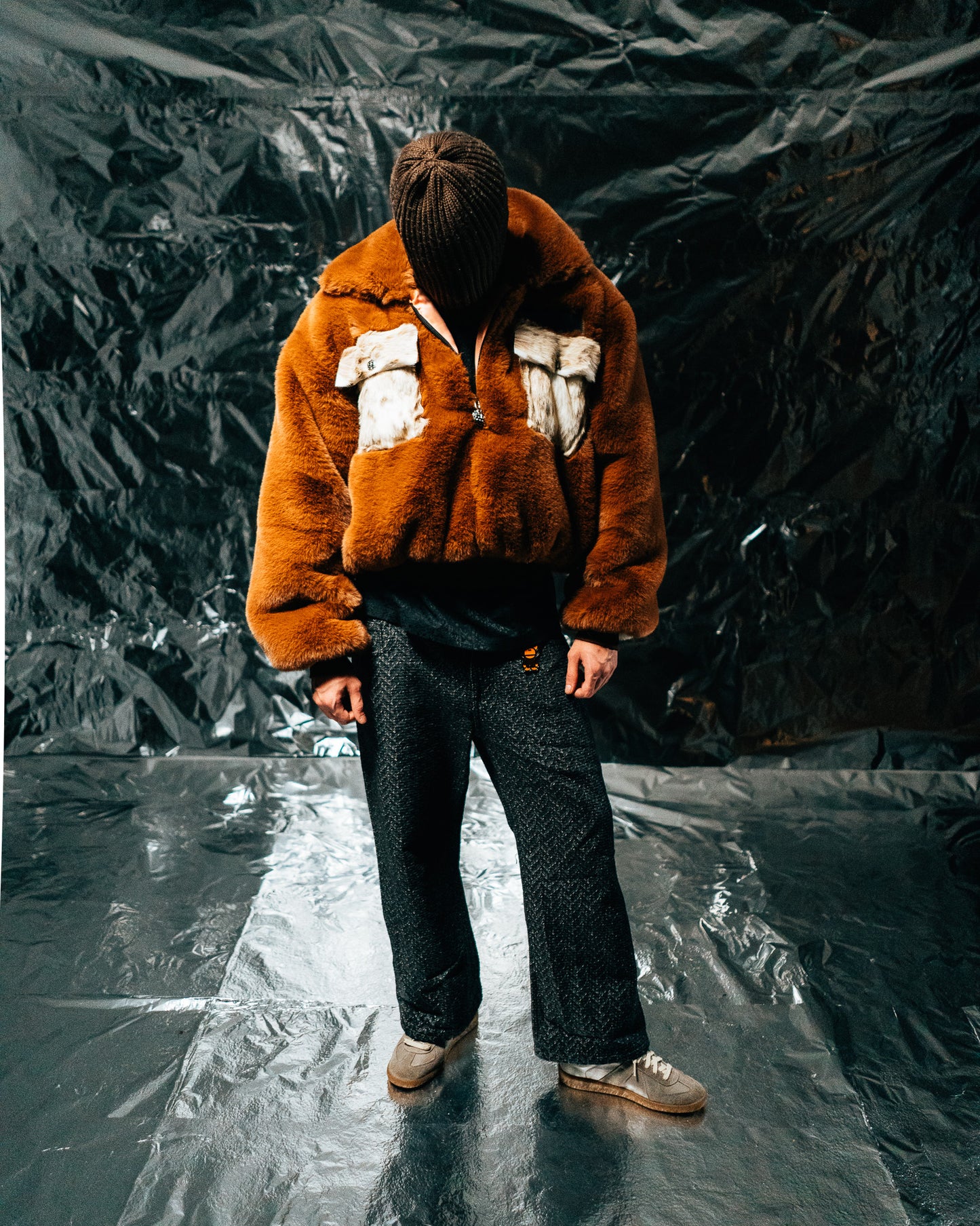 Brown/Wolf Fur Storm Half-zip