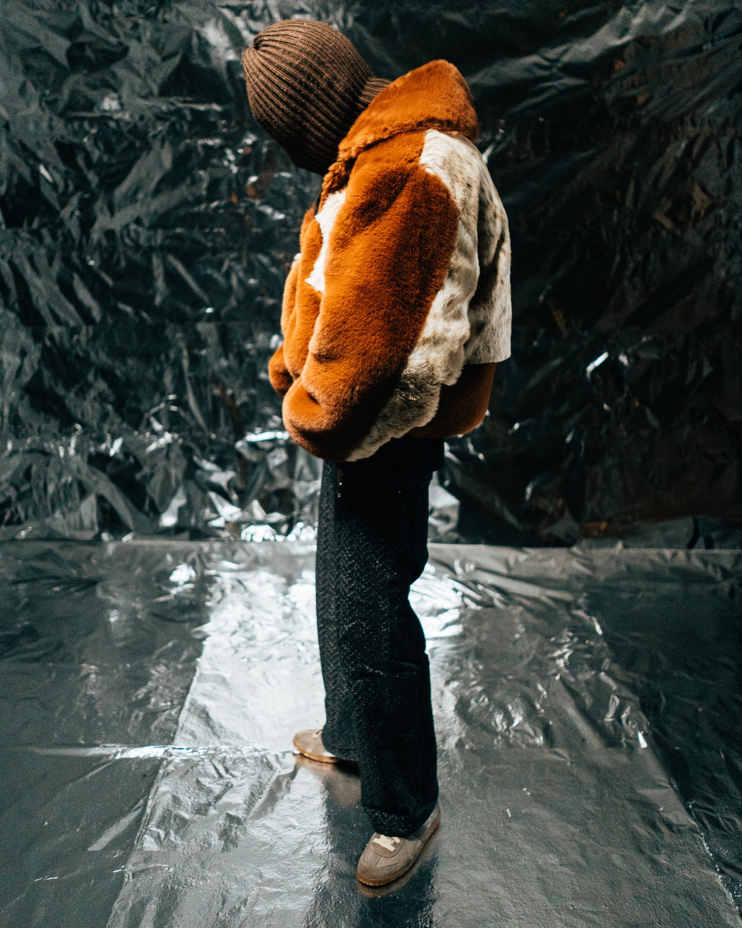 Brown/Wolf Fur Storm Half-zip