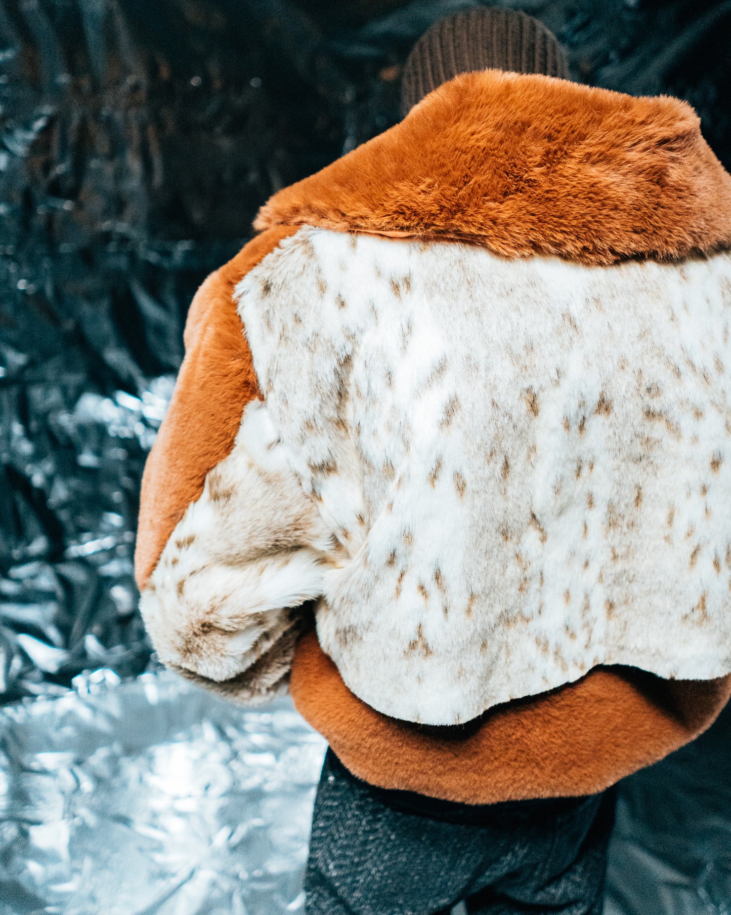 Brown/Wolf Fur Storm Half-zip