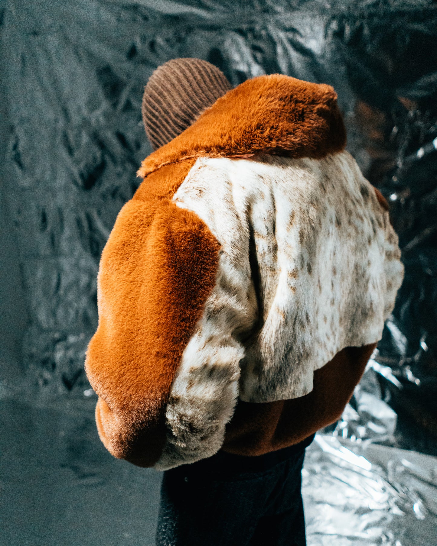 Brown/Wolf Fur Storm Half-zip