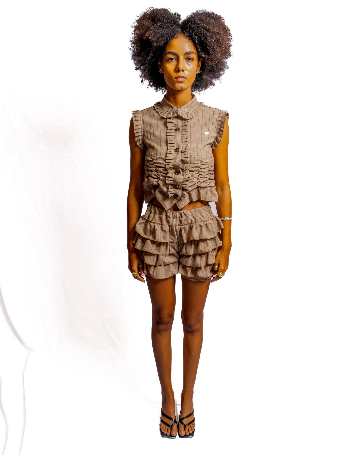 Work Ruffles Shorts