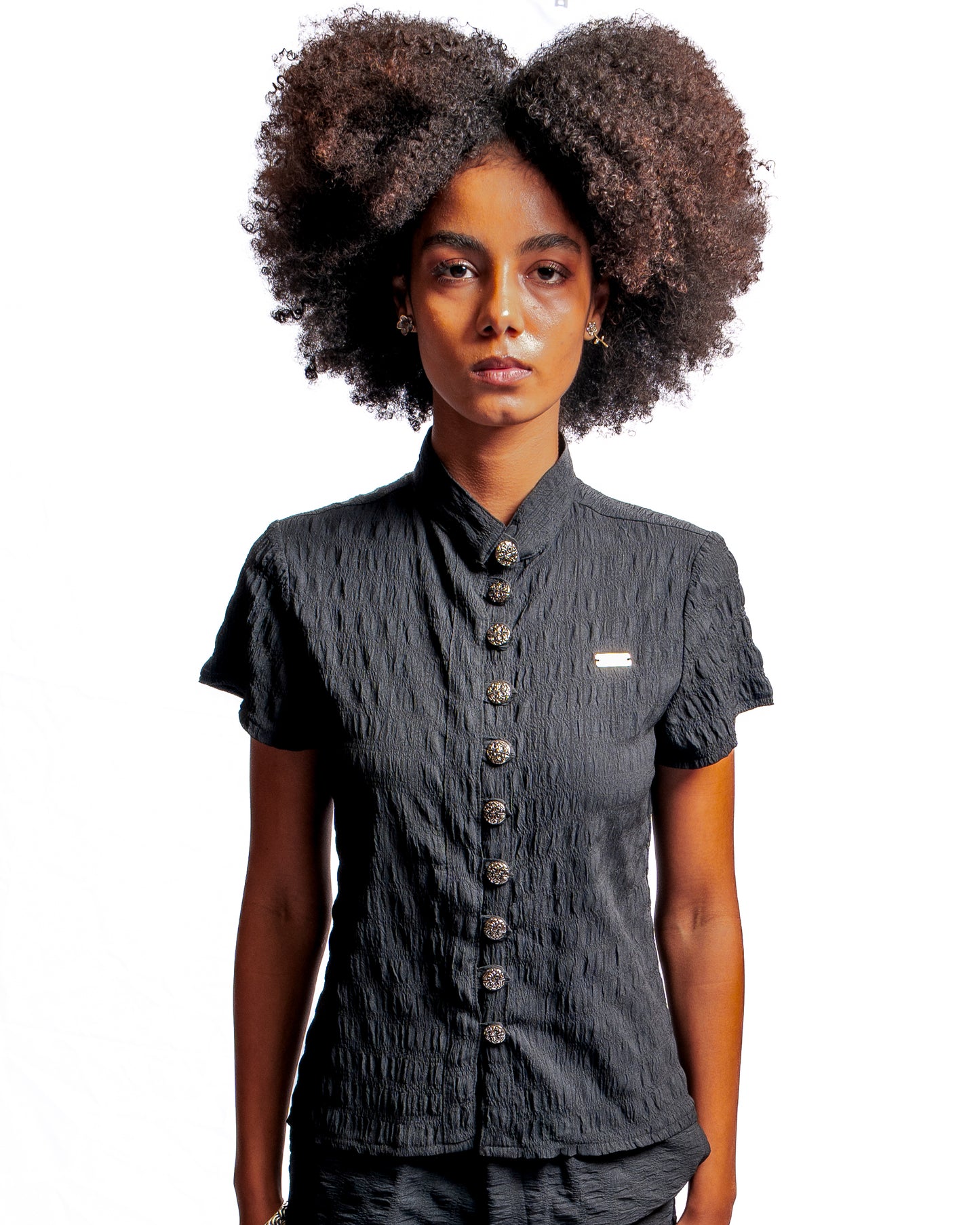 Crest Top - Black