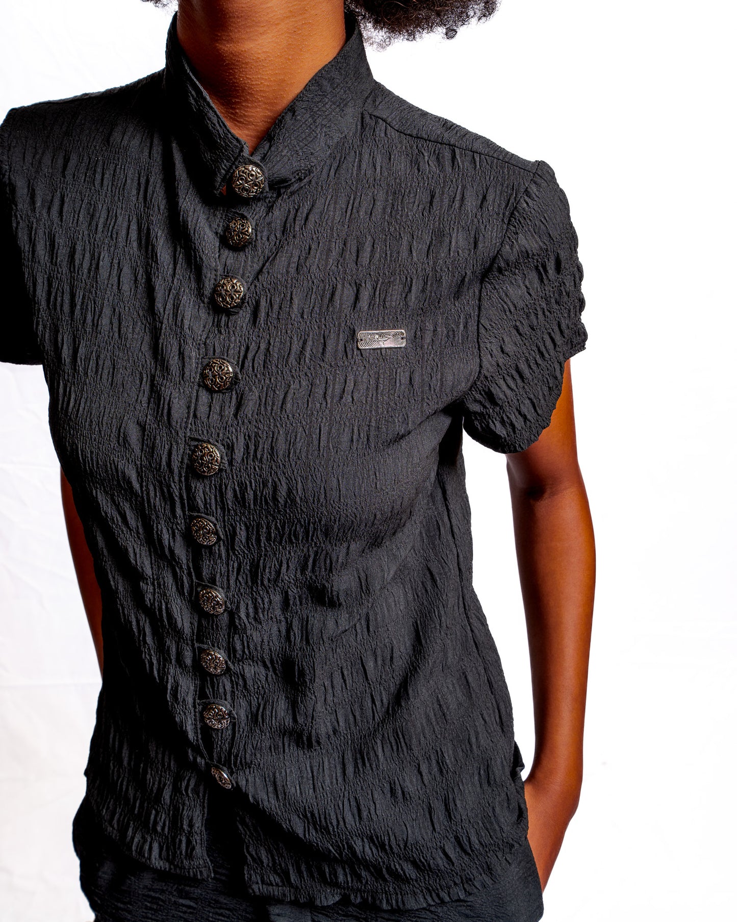 Crest Top - Black
