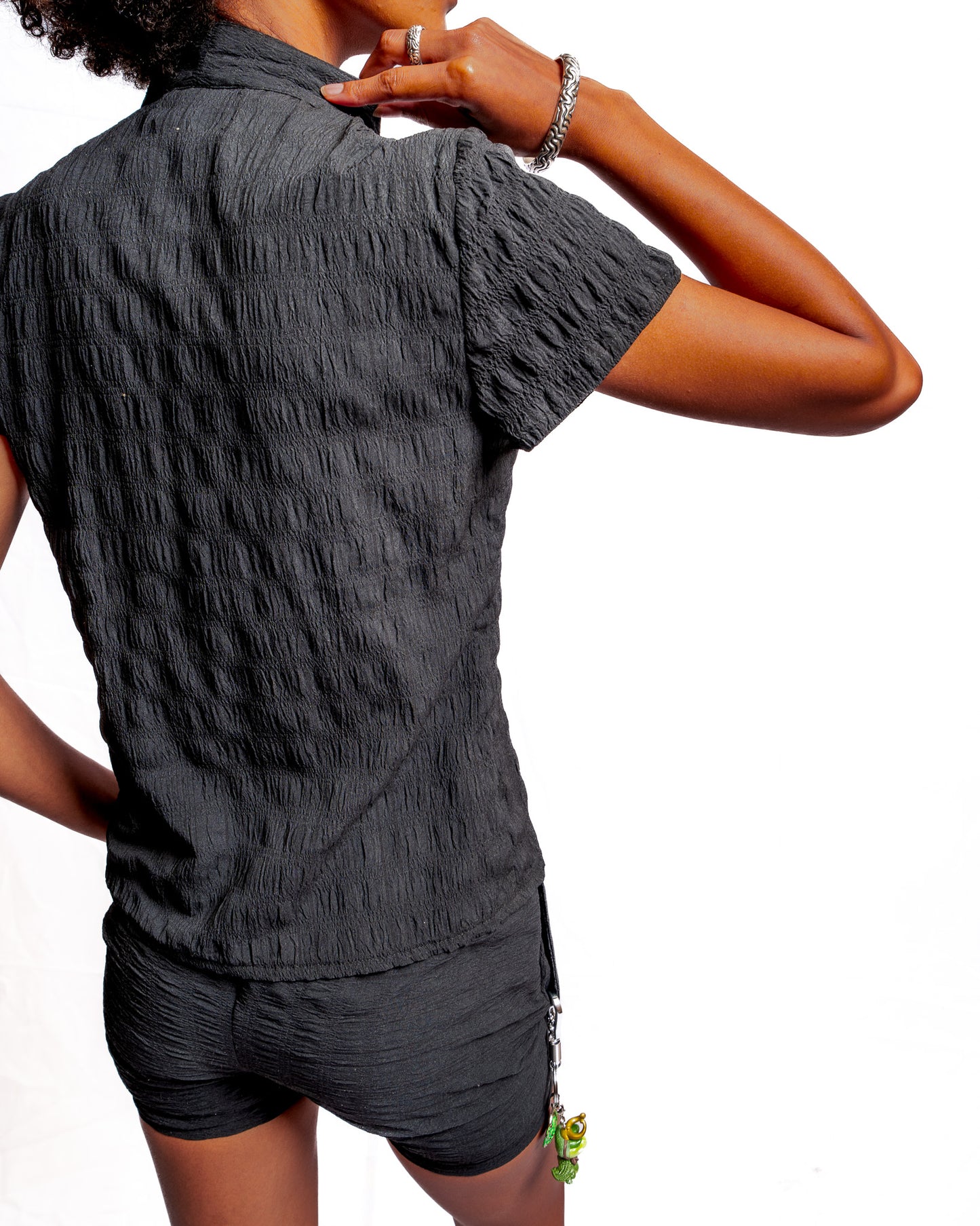 Crest Top - Black