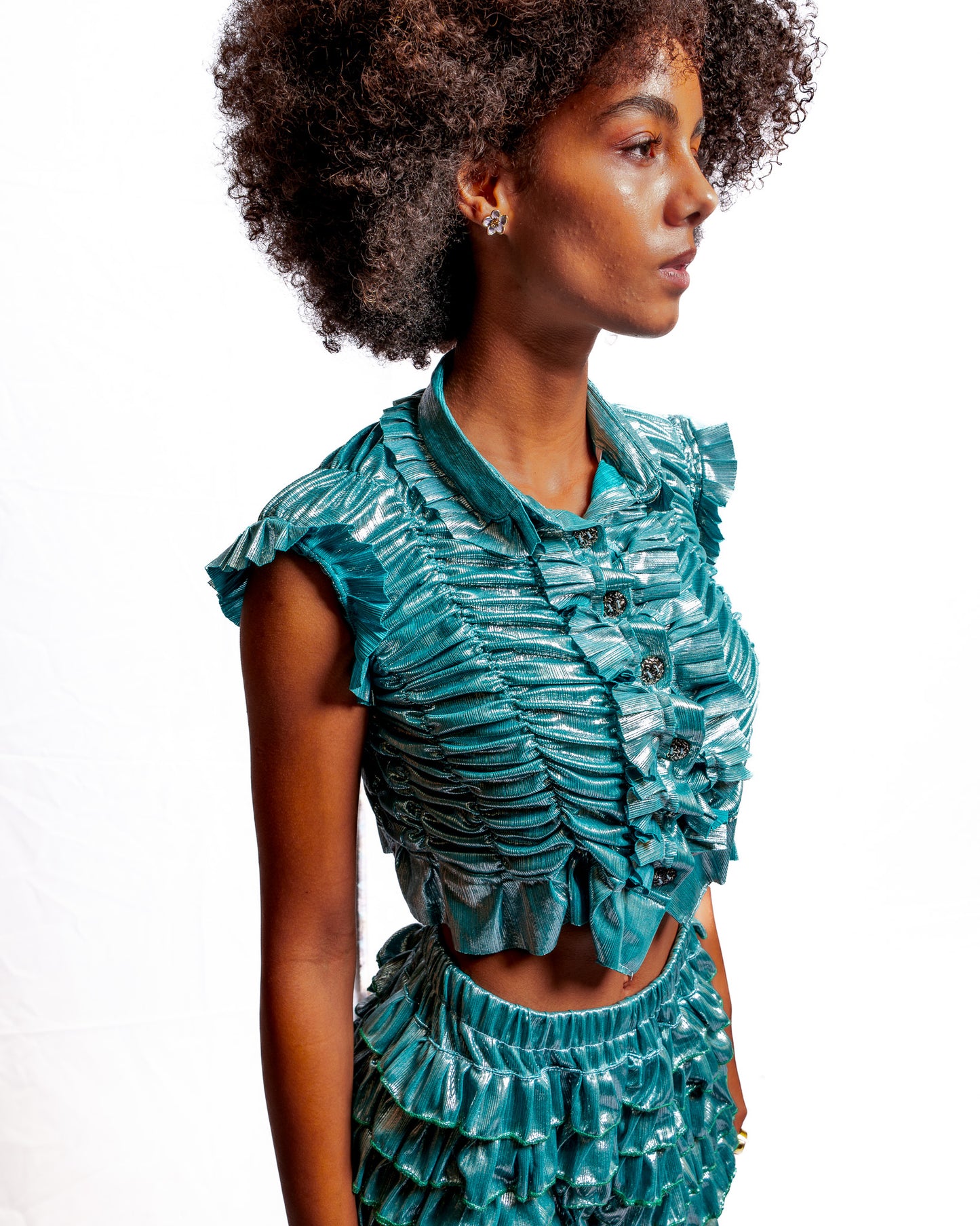 Shirred Anatomy Shirt