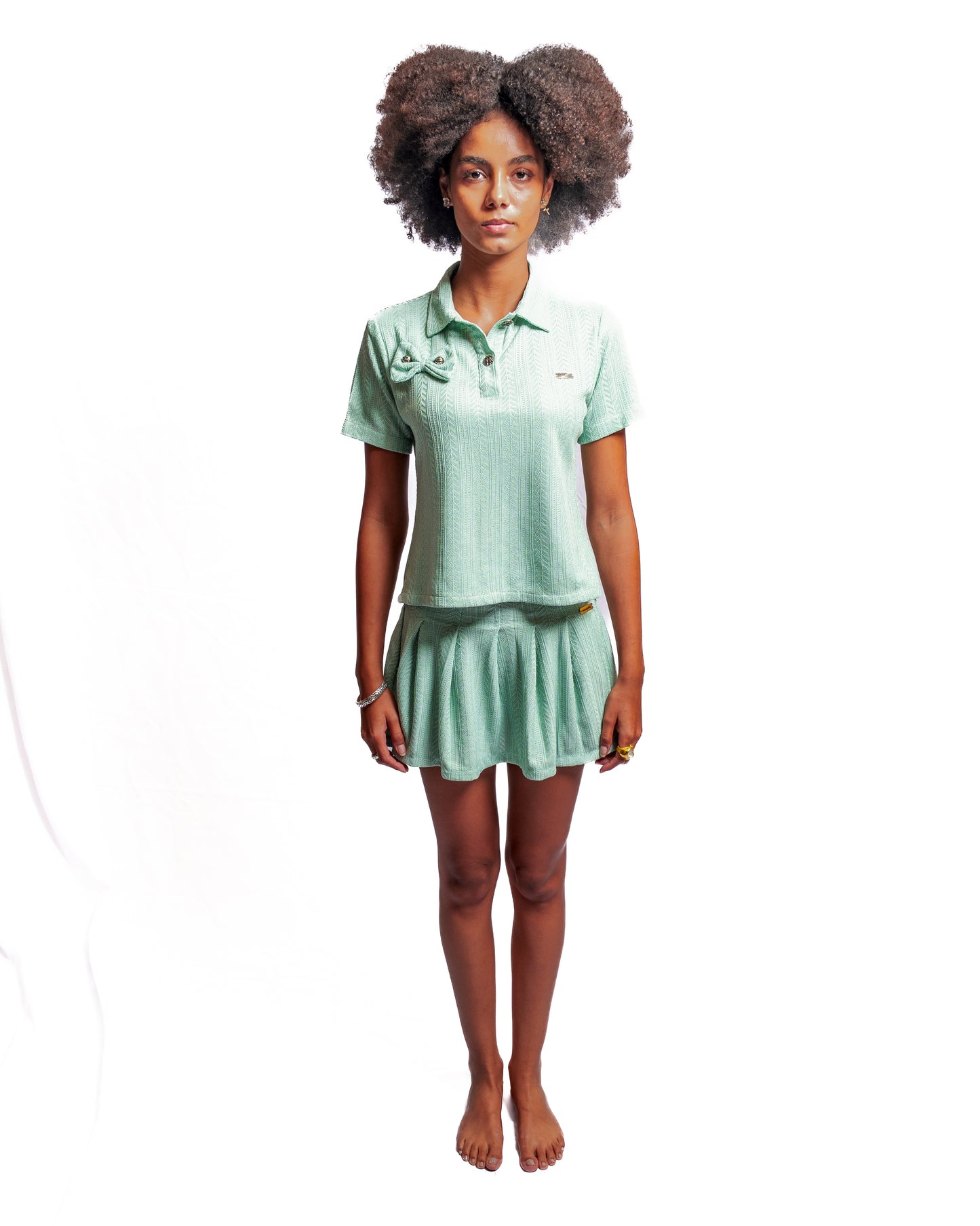 Pleated Skirt - Mint