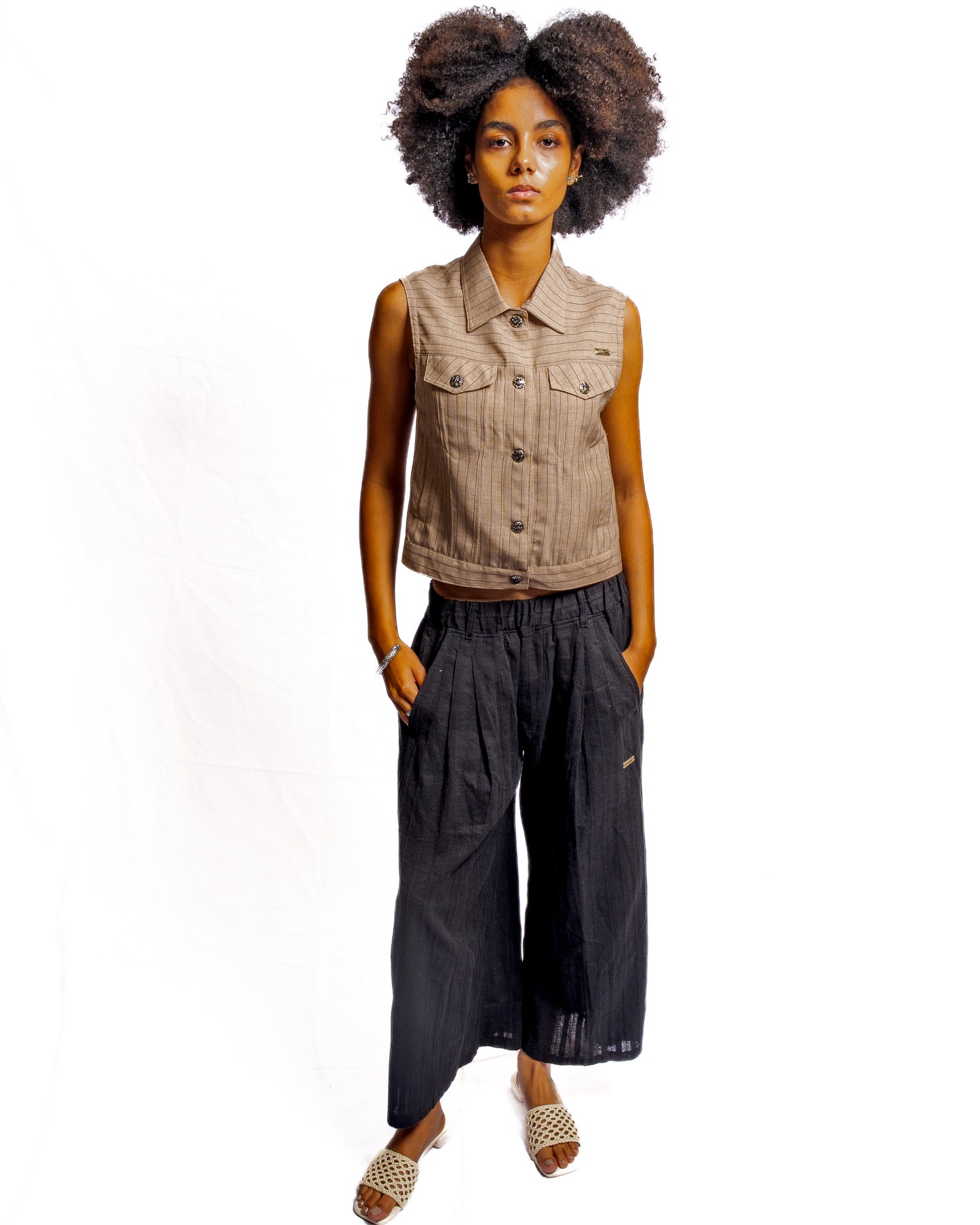 Pinstripe Vest