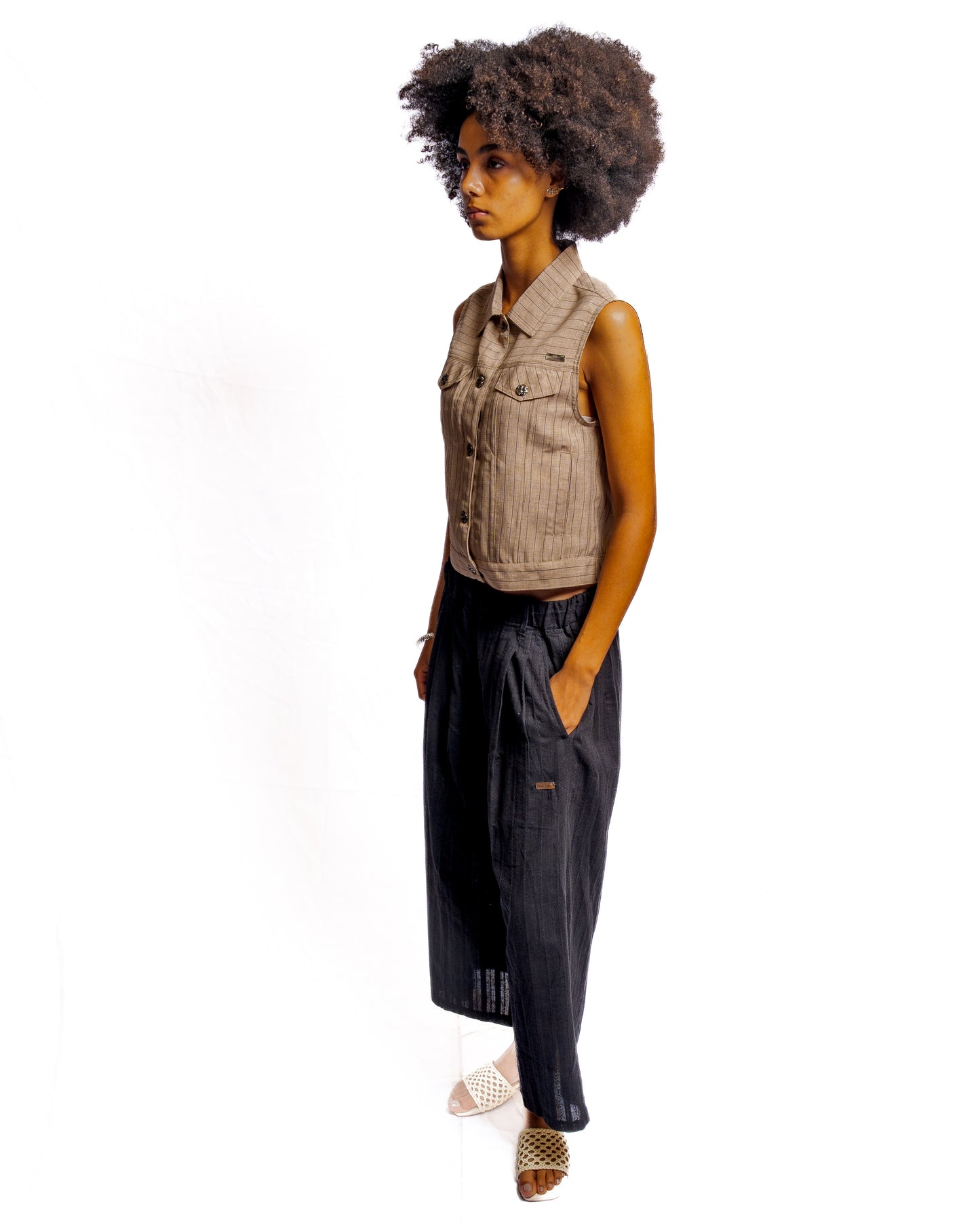 Pinstripe Vest