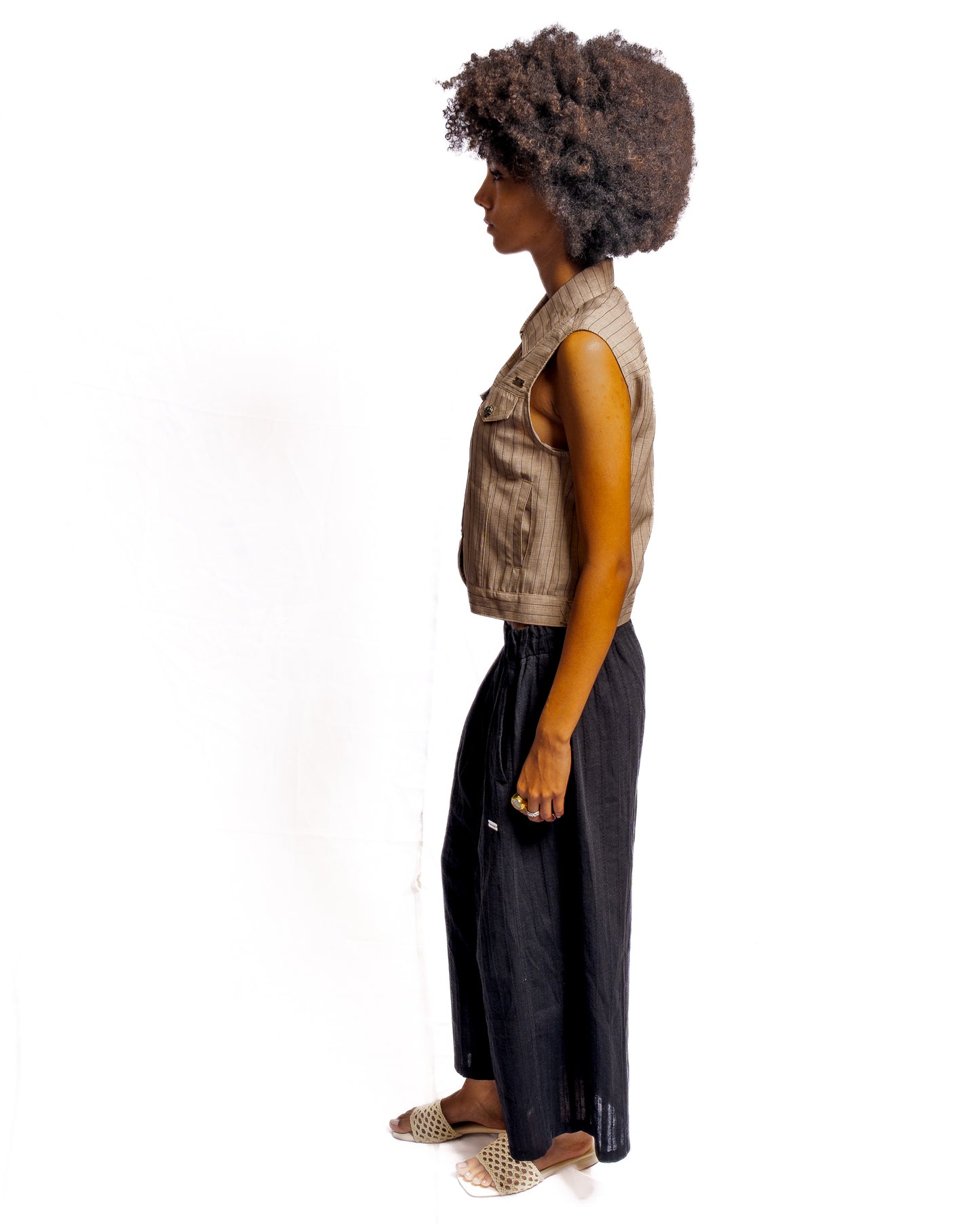 Pinstripe Vest