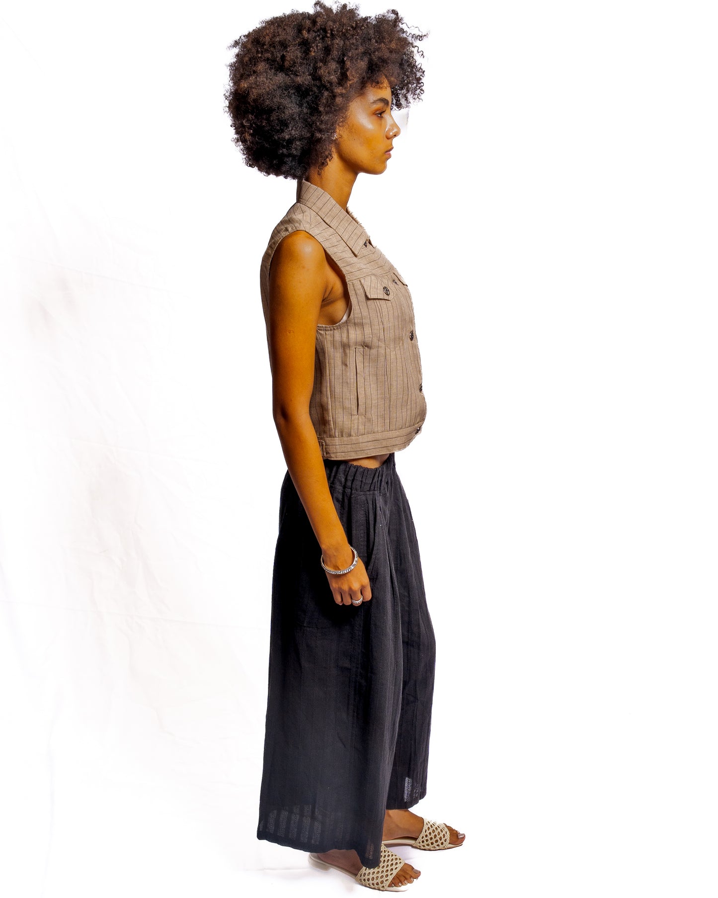 Pinstripe Vest