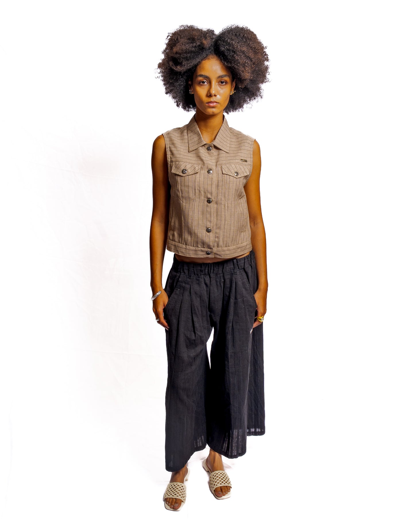 Pinstripe Vest