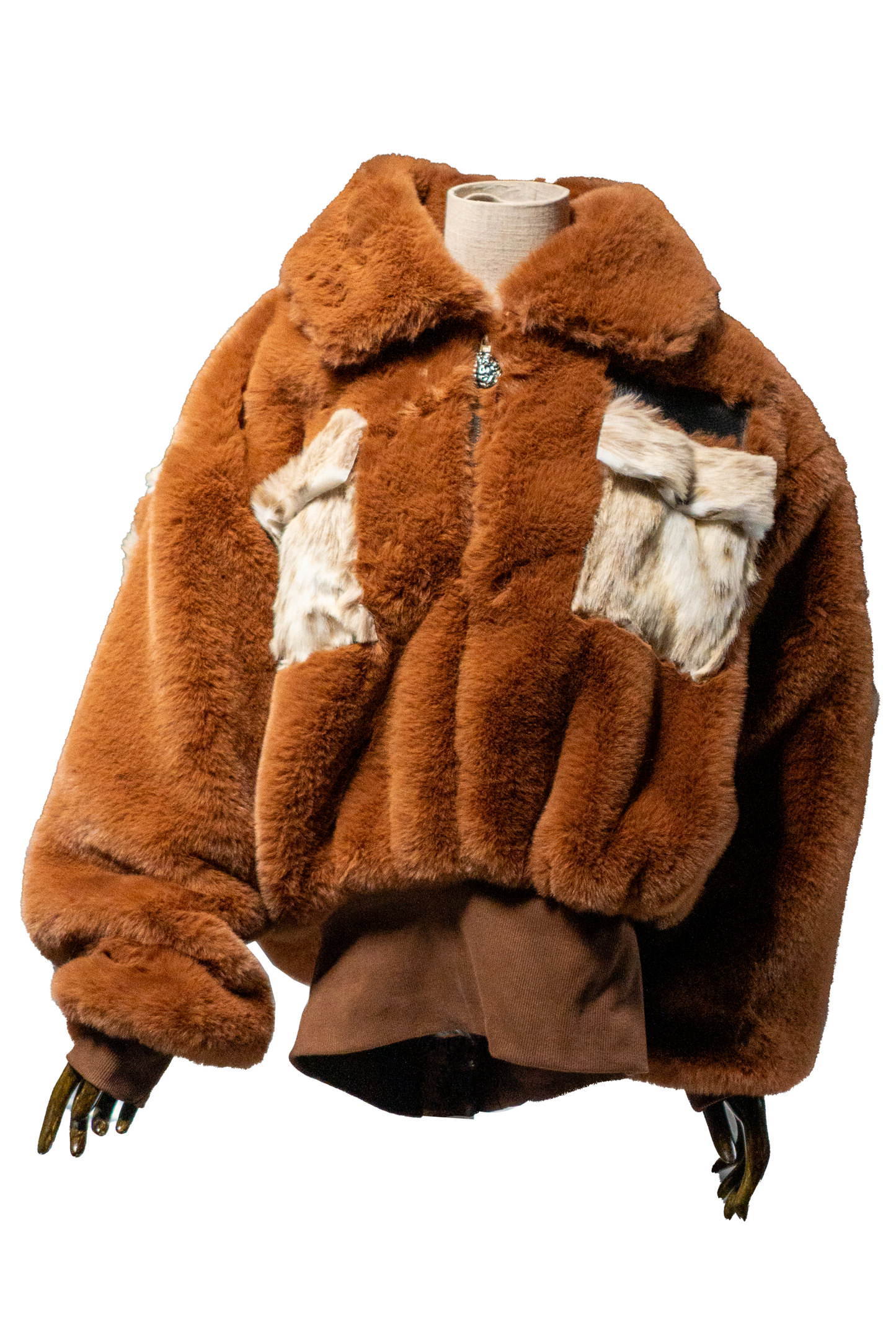 Brown/Wolf Fur Storm Half-zip
