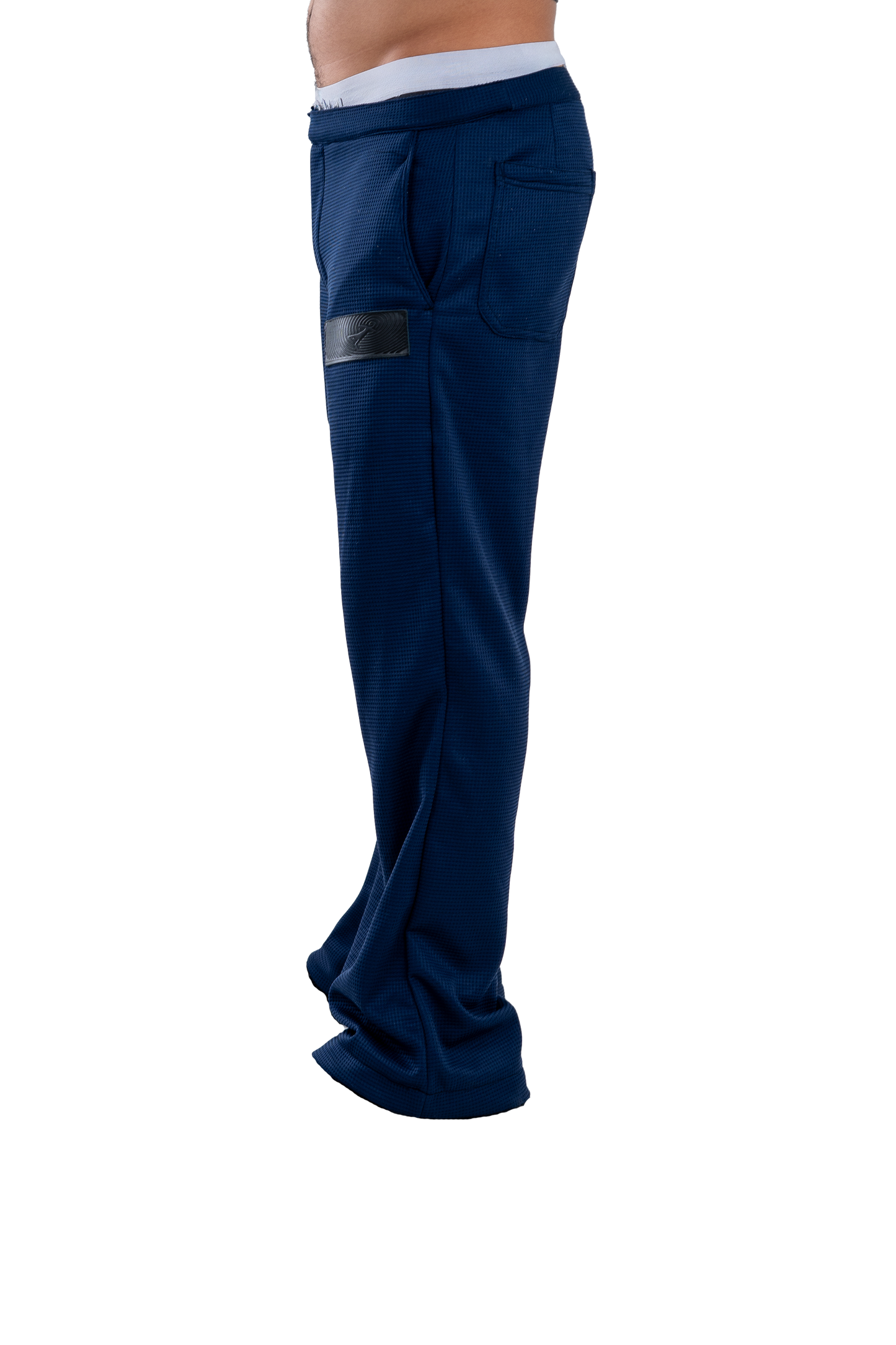 Navy Biscuit Pants