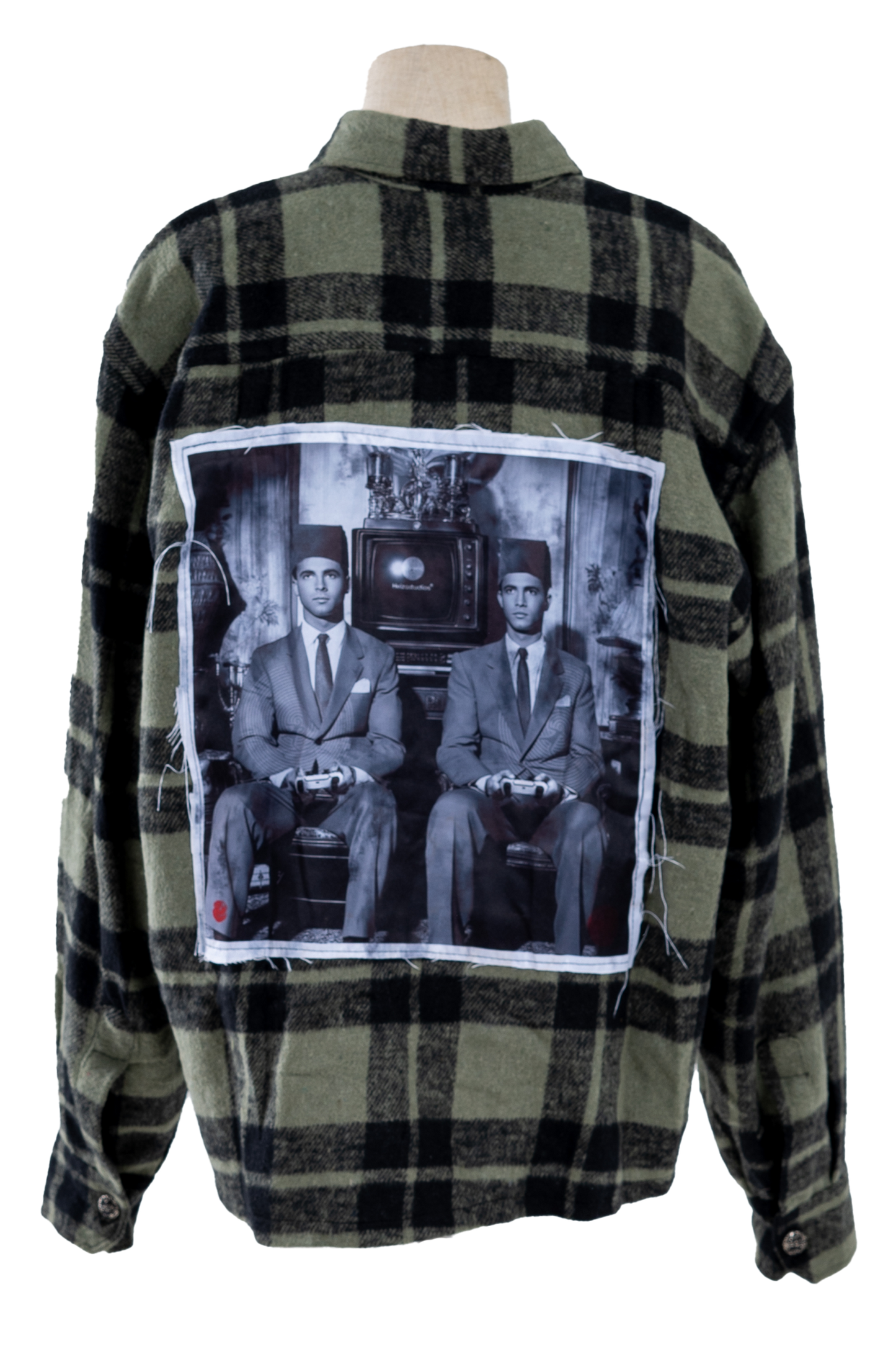 Green Plaid Flannel Shirt
