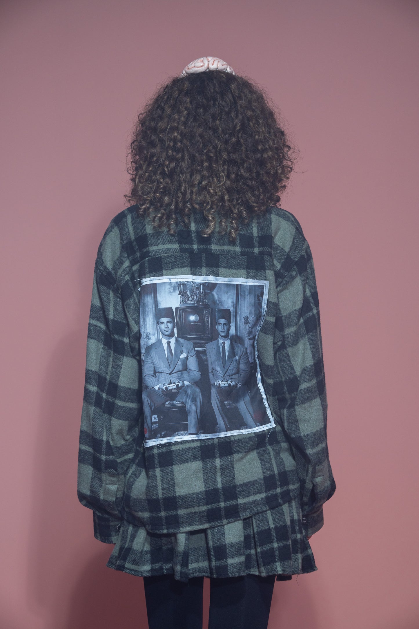 Green Plaid Flannel Shirt