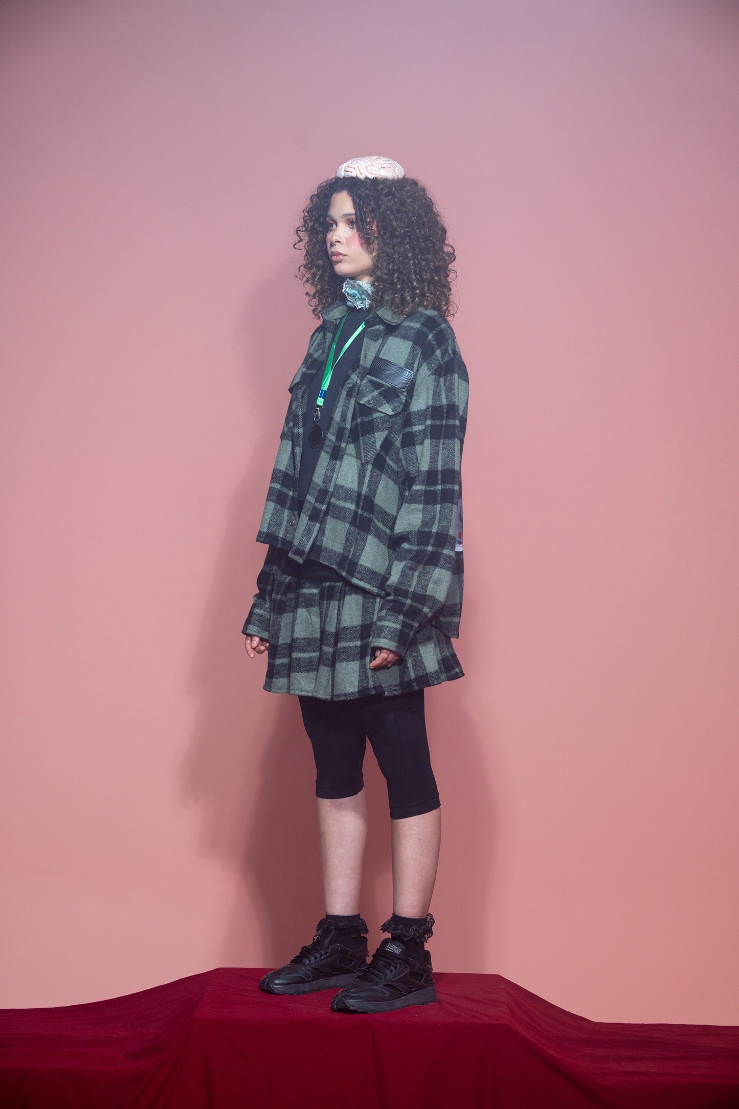 Green Plaid Flannel Shirt