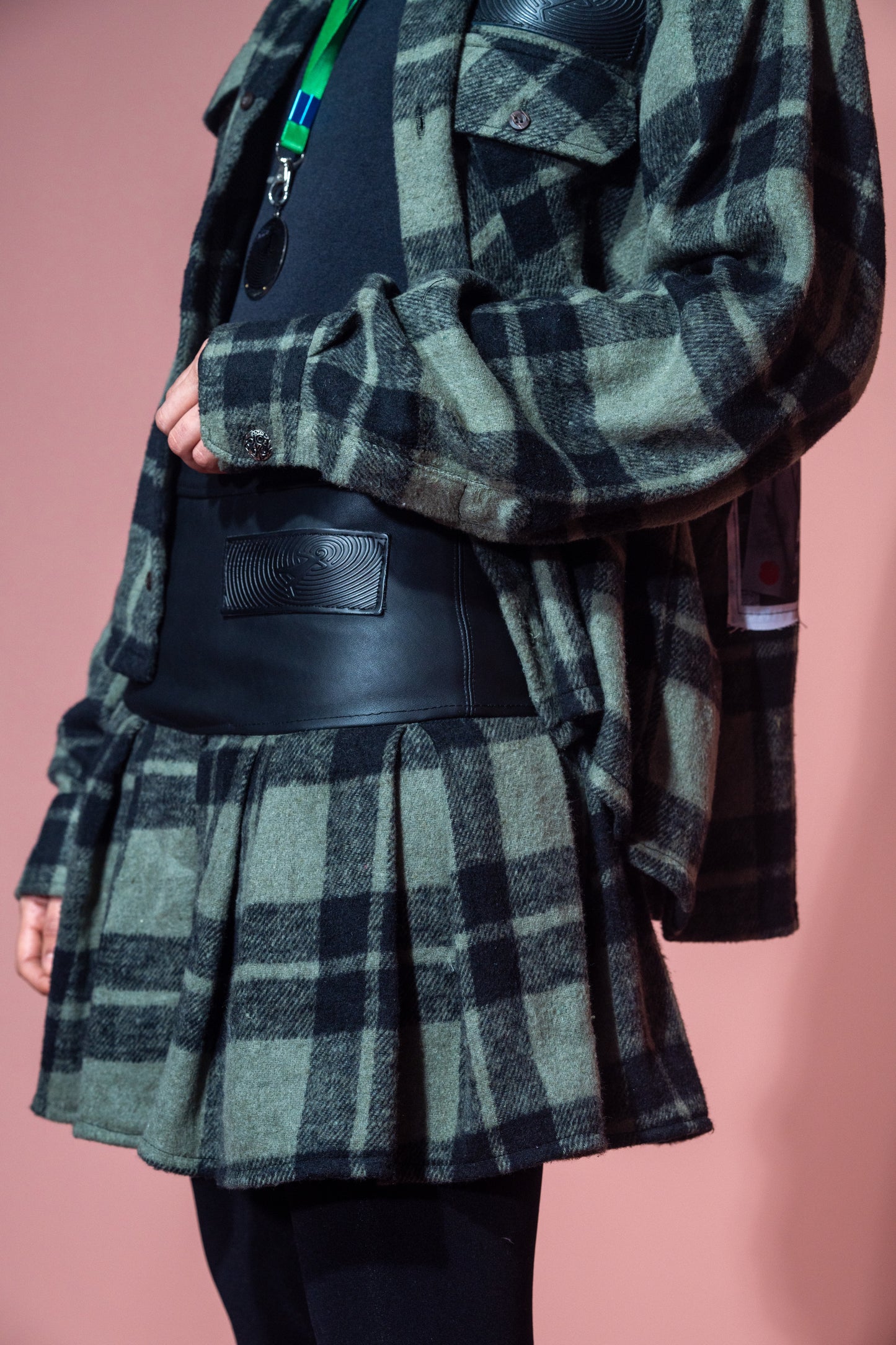 Green Plaid Flannel Shirt