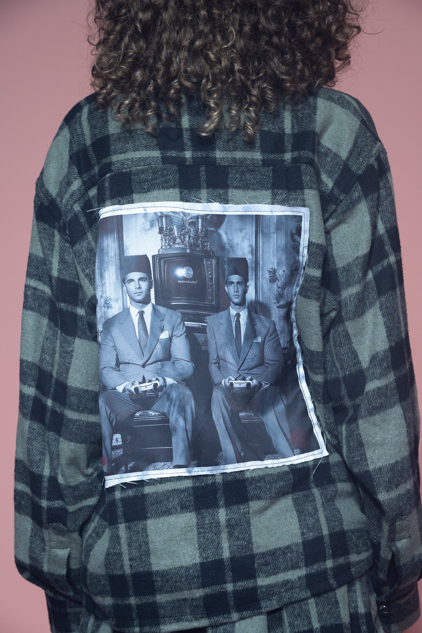 Green Plaid Flannel Shirt