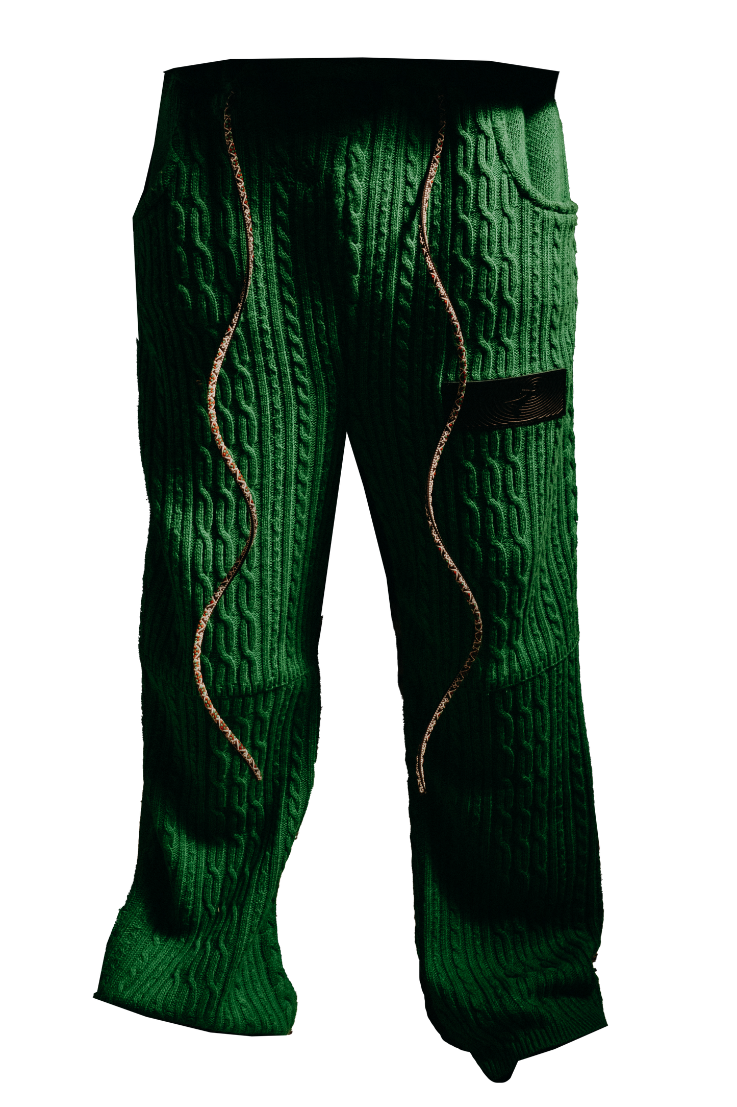 Green Knitted Pants