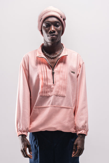 Royal Pleats Half-Zip