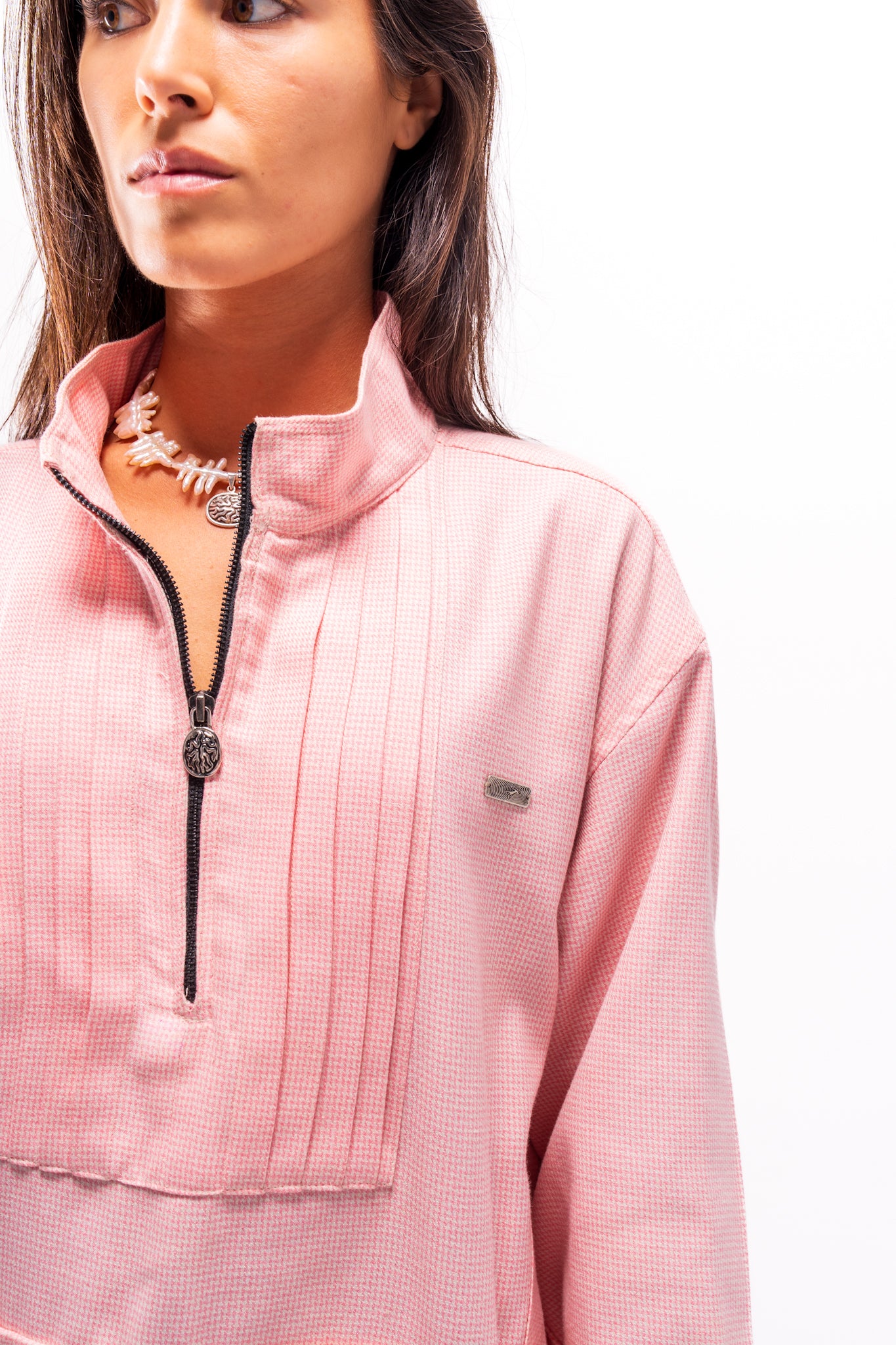 Royal Pleats Quarter Zip