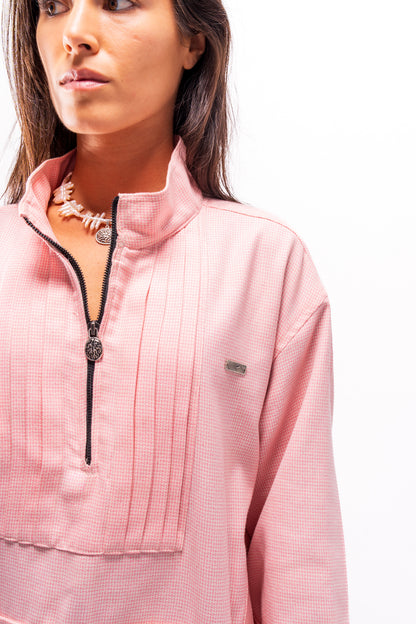 Royal Pleats Quarter Zip