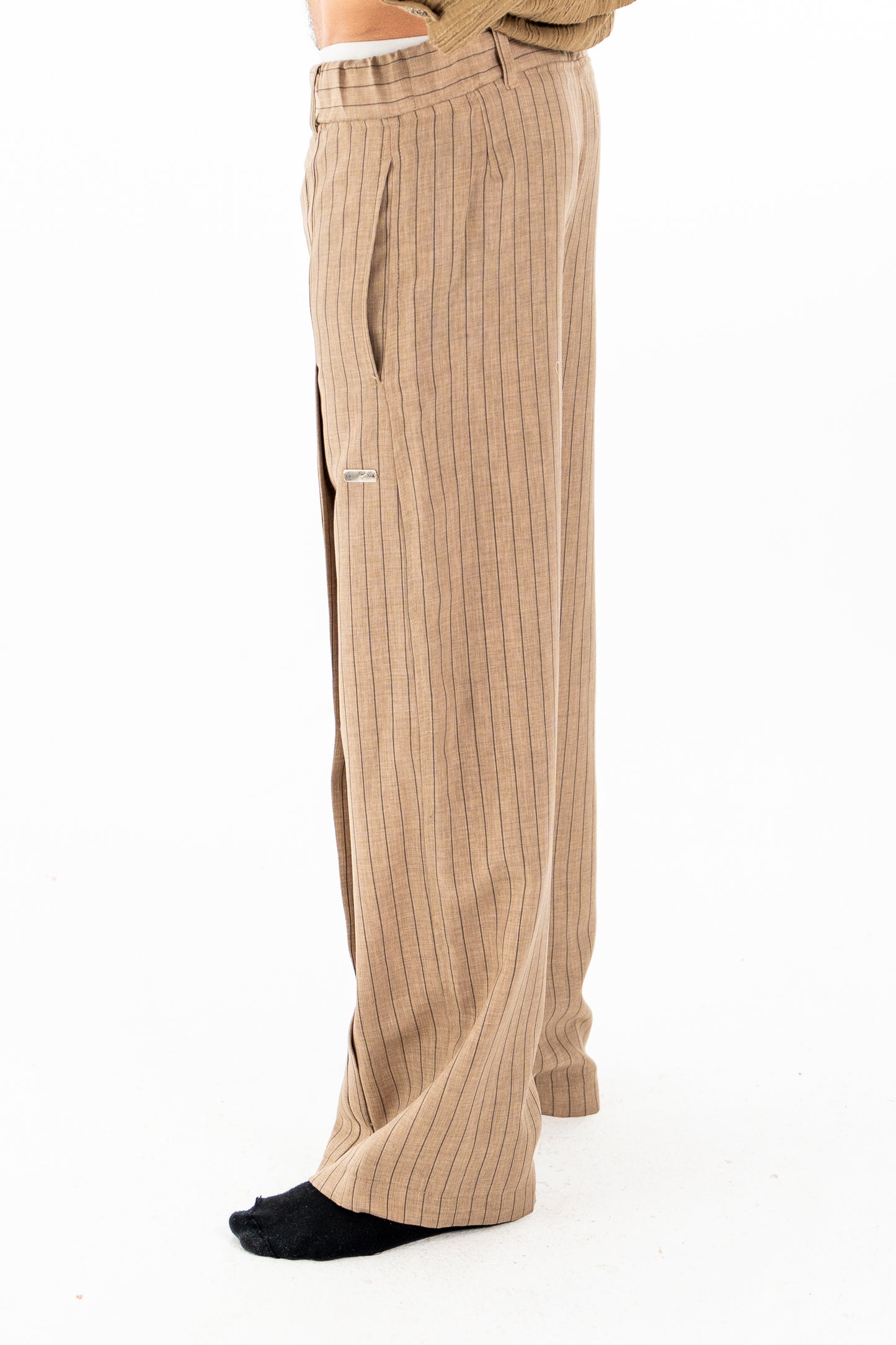 Beige Bloom Pants