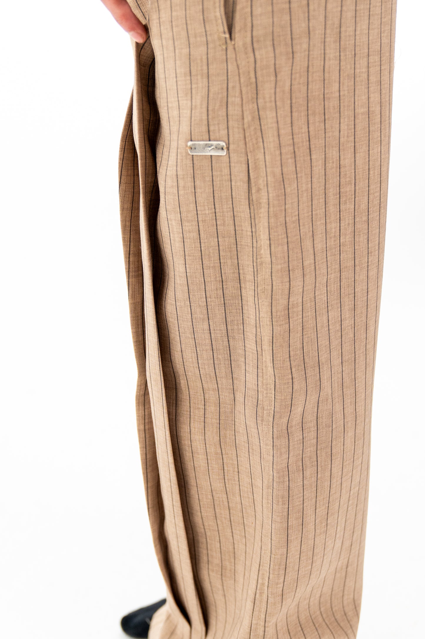 Beige Bloom Pants