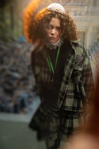 Green Plaid Flannel Shirt