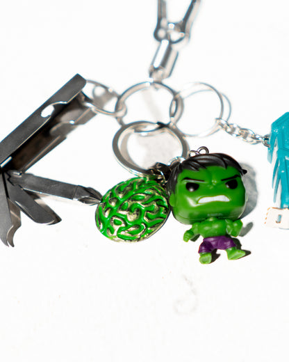 Cortex Keychain W. Hulk Funko Pop