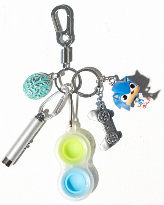 Cortex Keychain W. Sonic Funko Pop