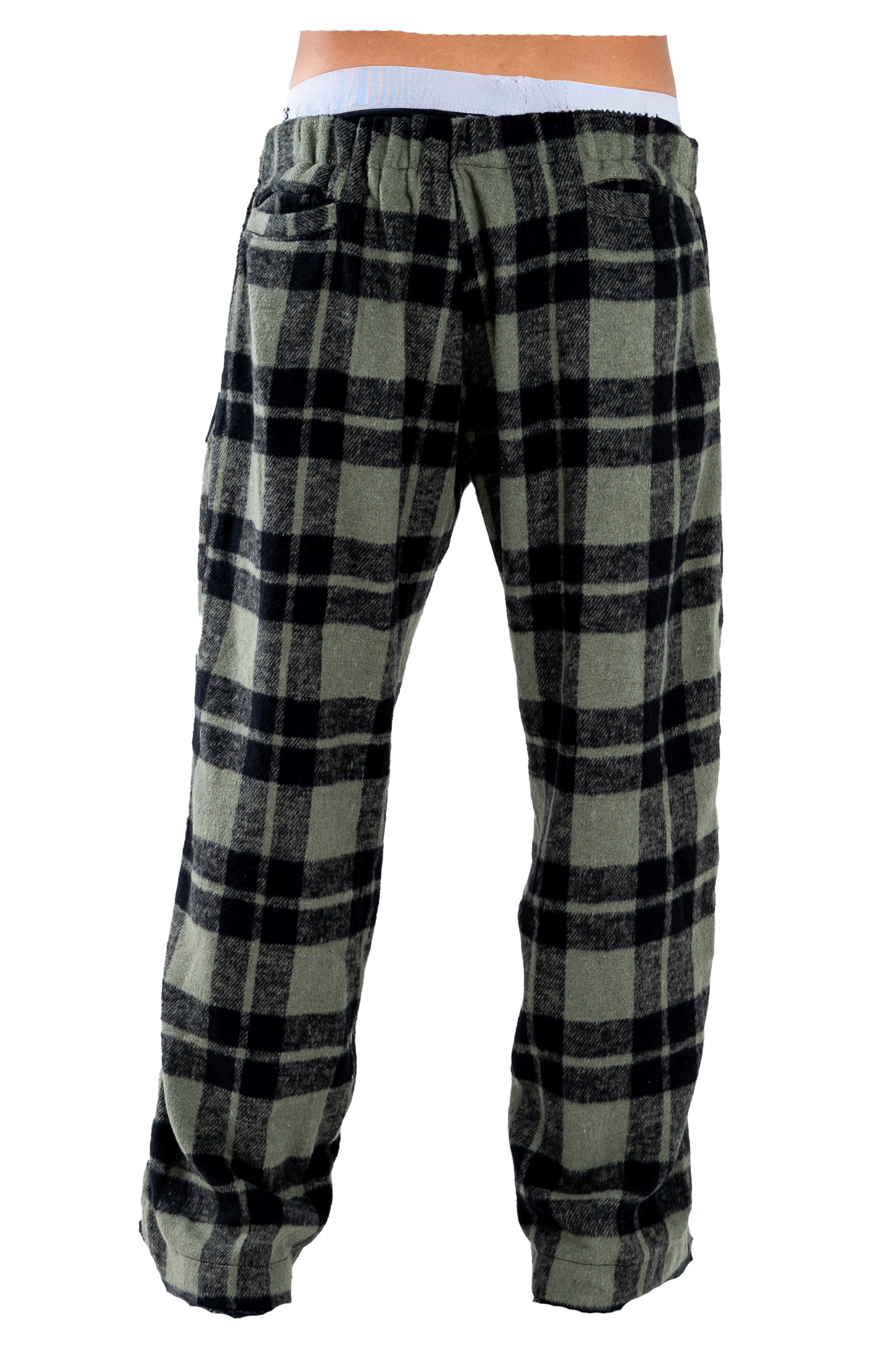 Green/Black Plaid Pants