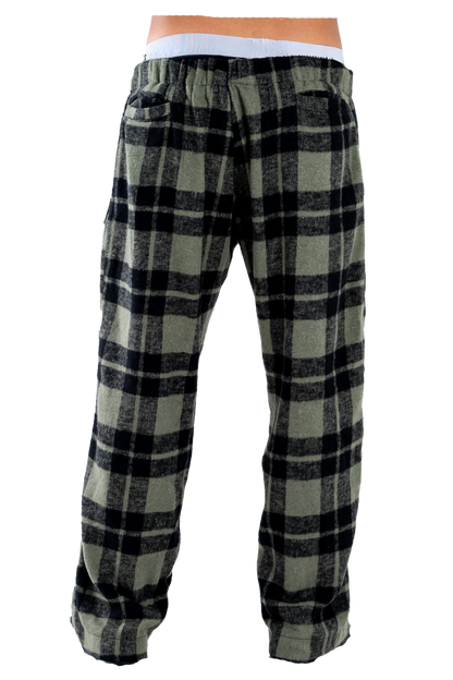 Green/Black Plaid Pants