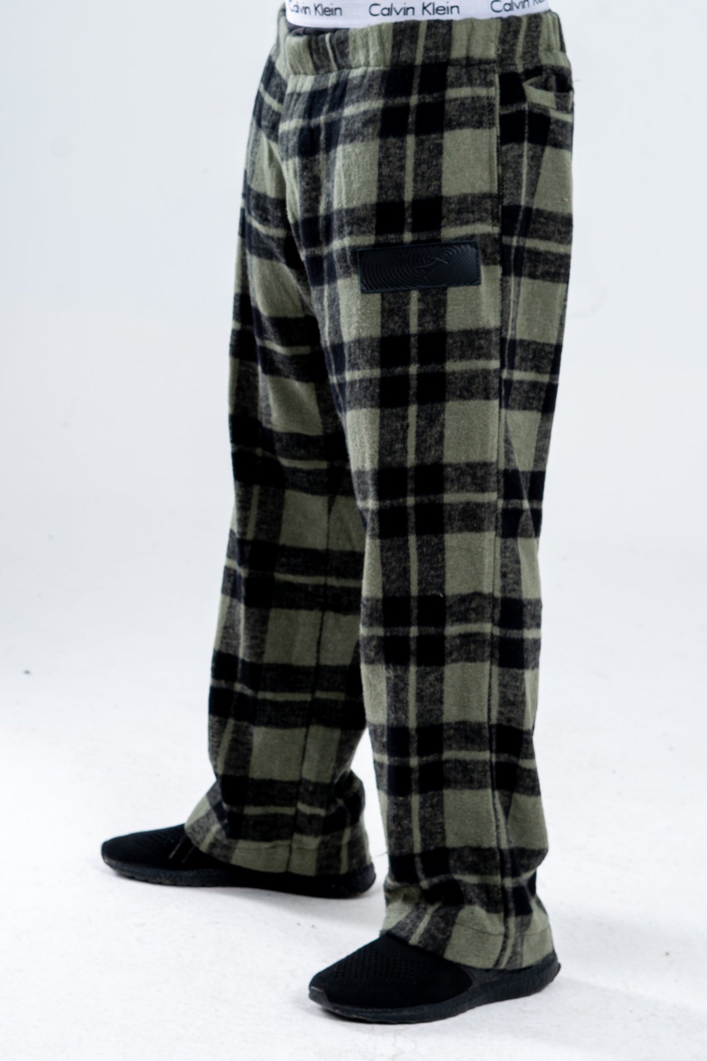 Green/Black Plaid Pants