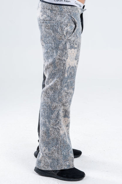 Genuine leather and Alexandra Jacquard Pants
