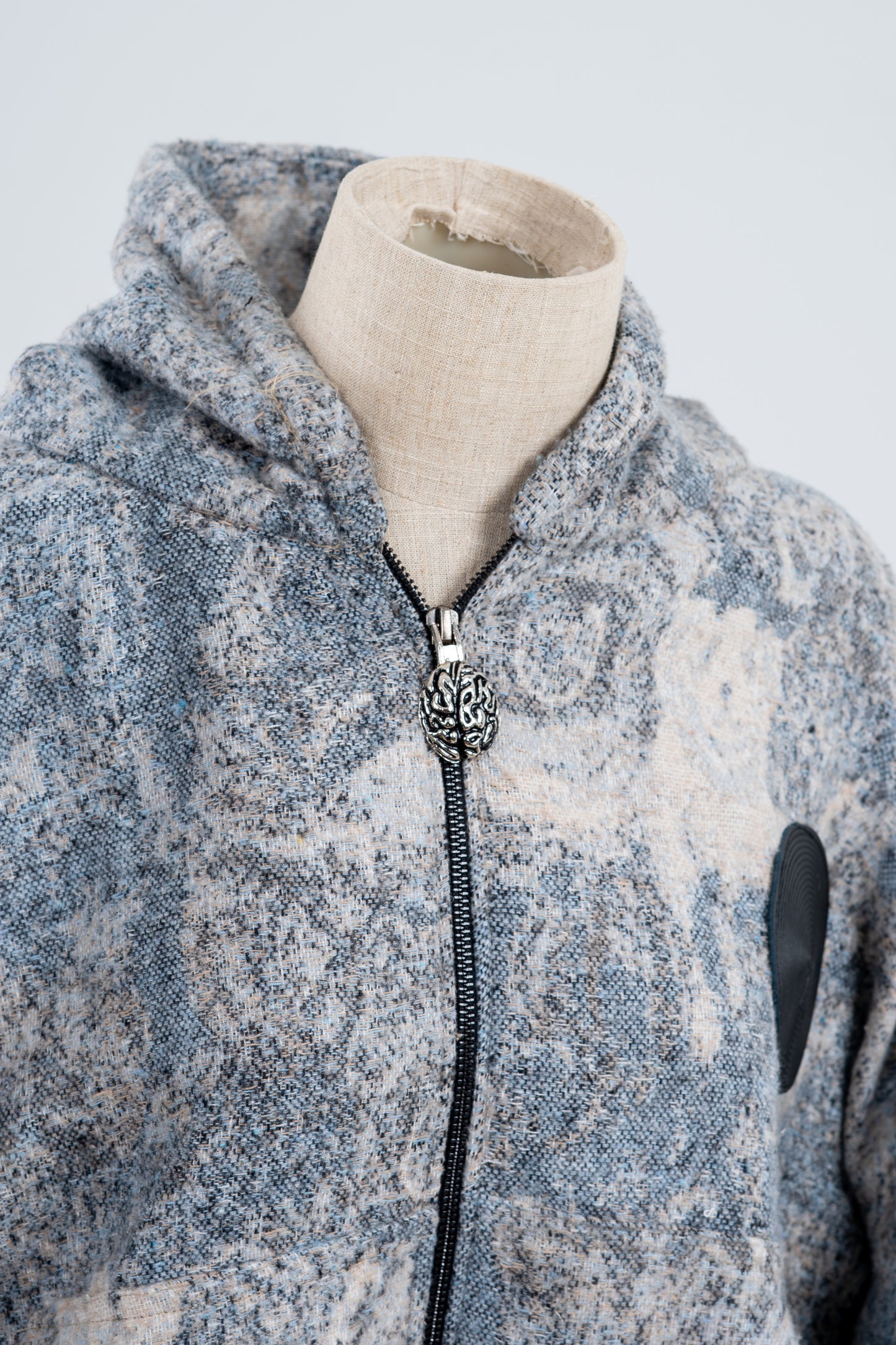 Alexandra Jacquard Zip-up Hoodie